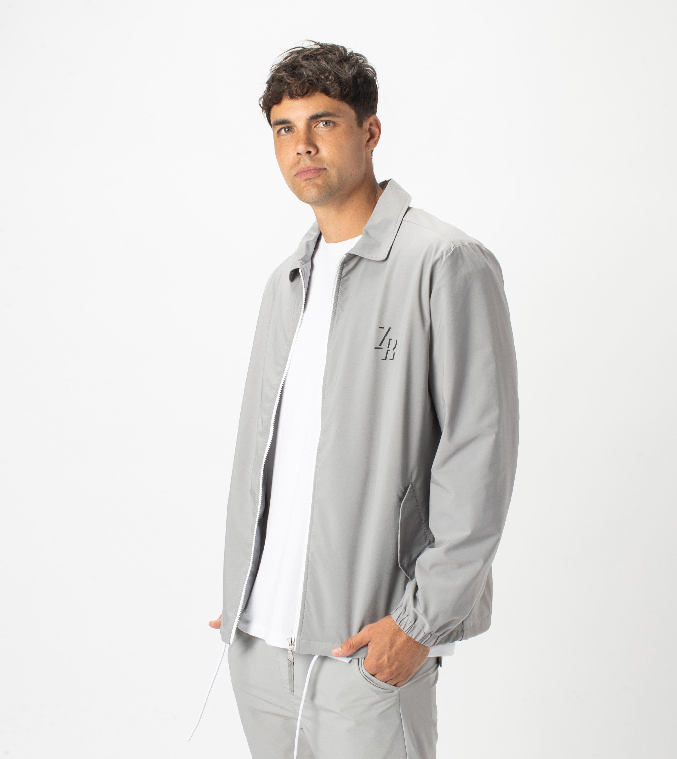 Avalon Coach Jacket Ice Grey