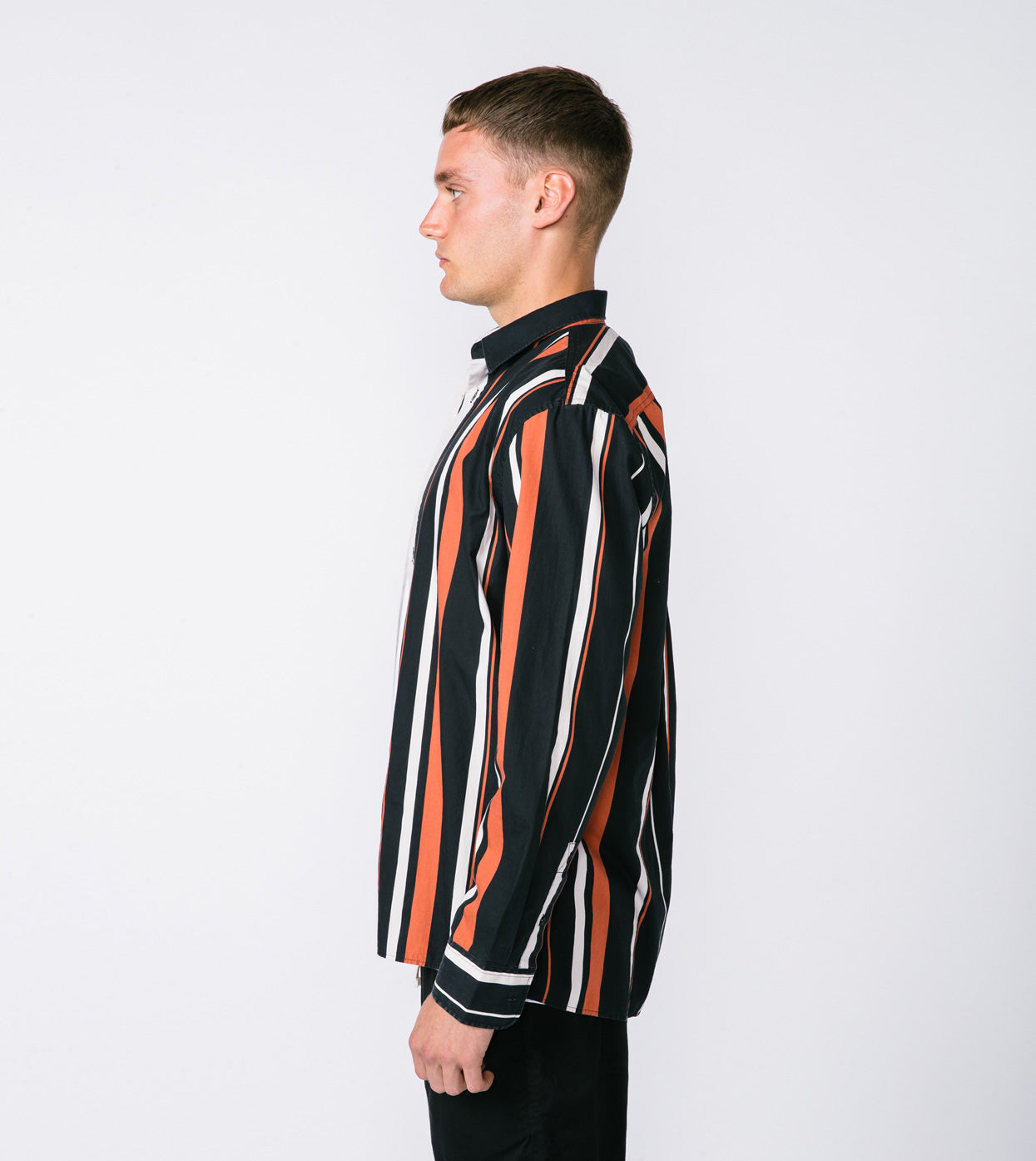 Box LS Shirt Black Multi
