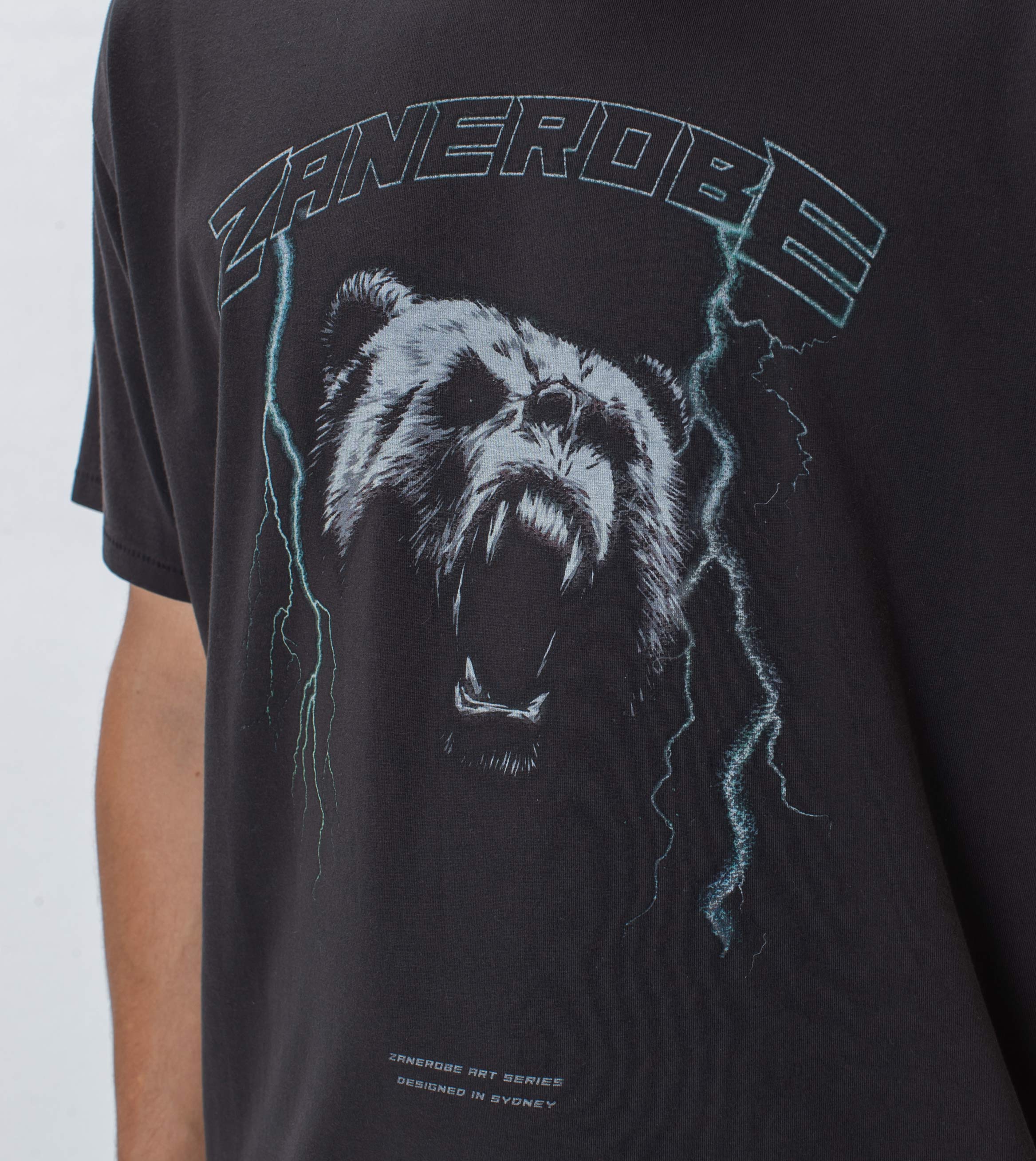 Bear Box Tee GD Black