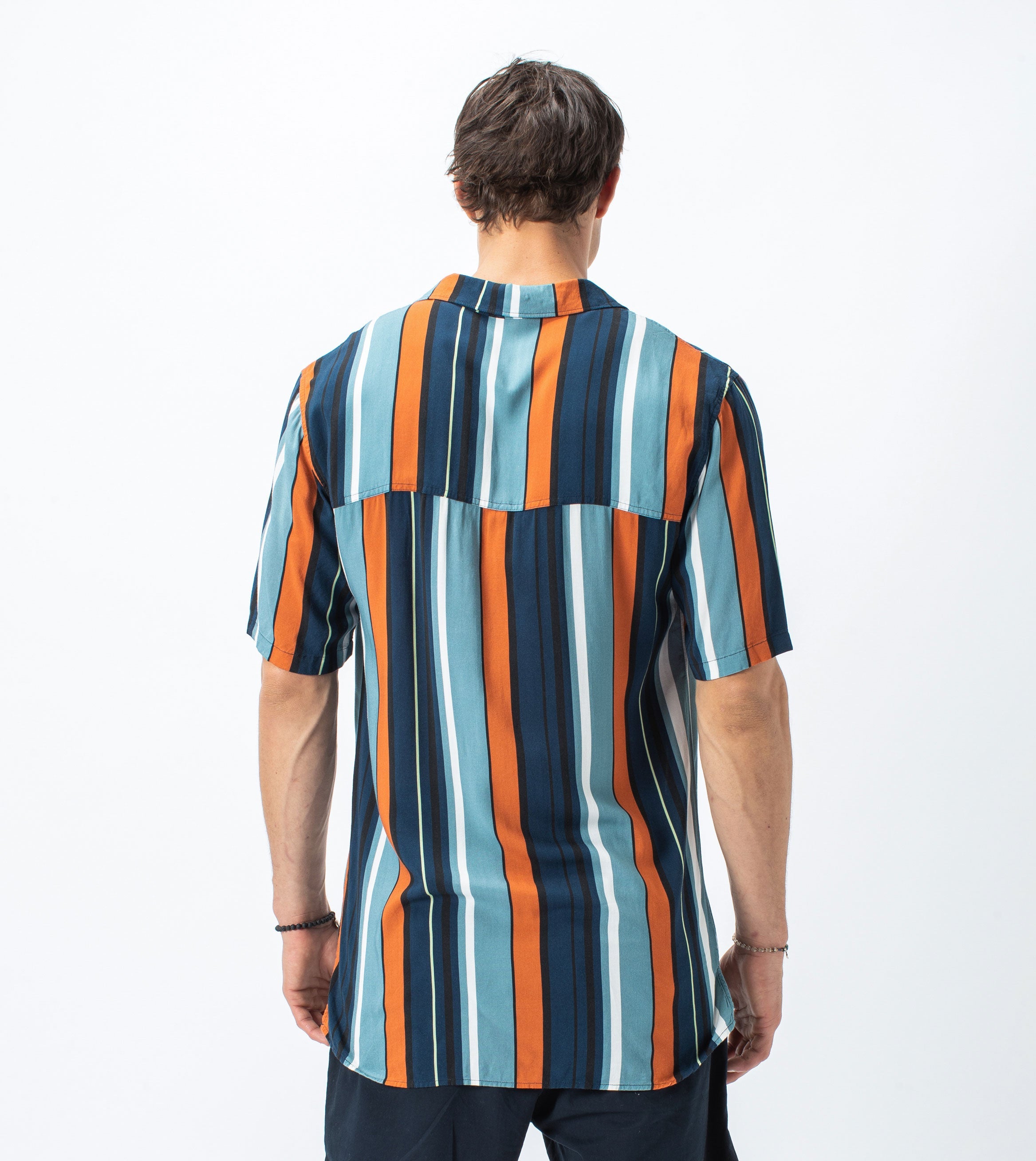 Bel Air Stripe SS Shirt Ocean/Clay