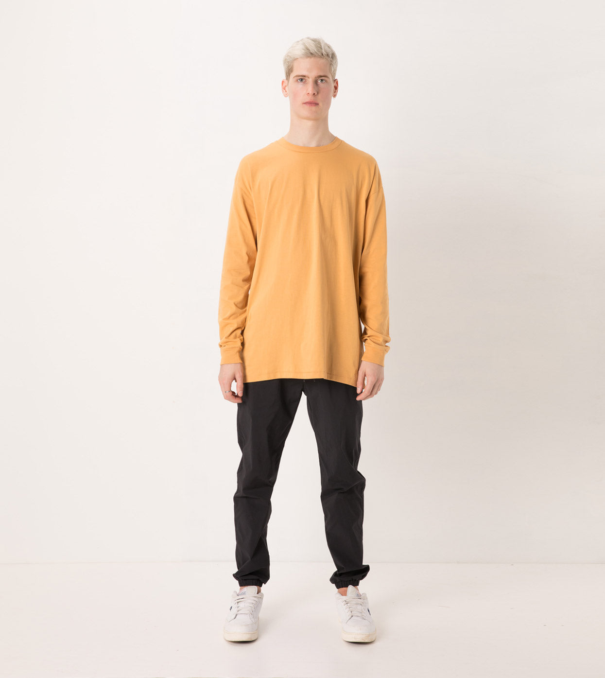 Box LS Tee Saffron
