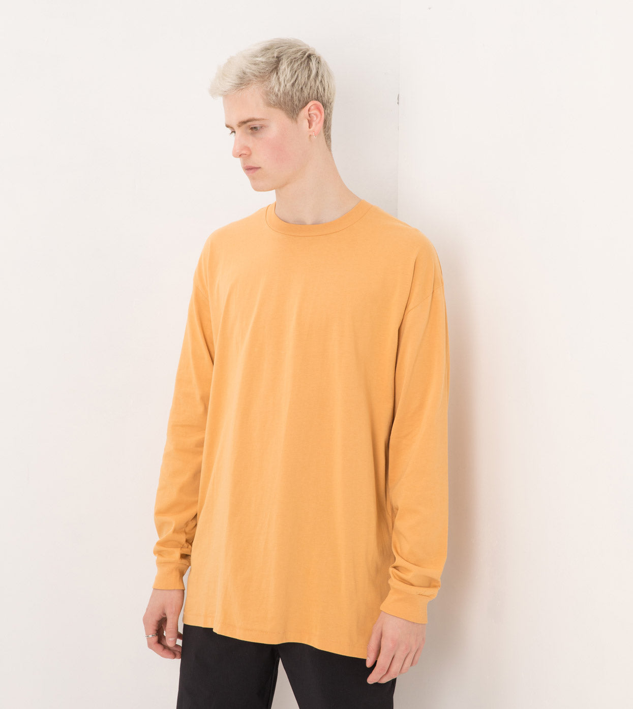 Box LS Tee Saffron