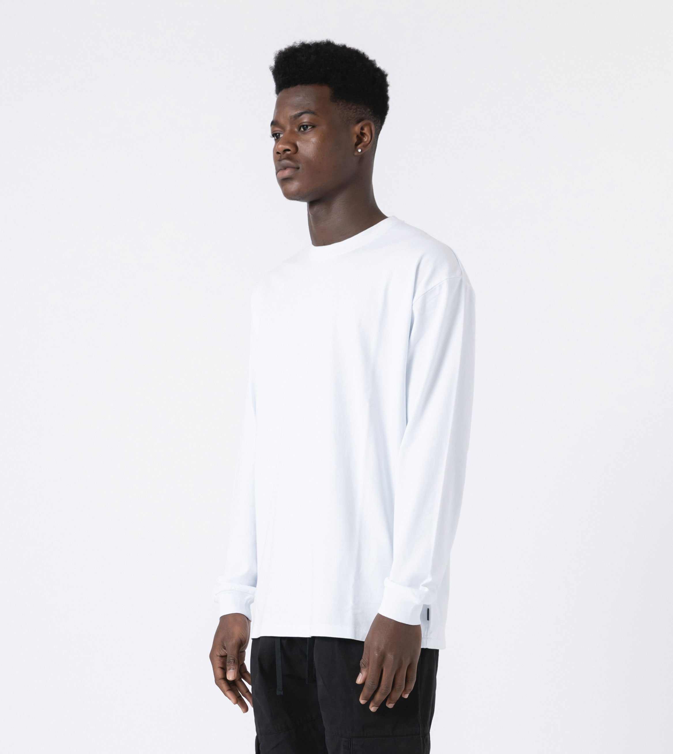 Box LS Tee White