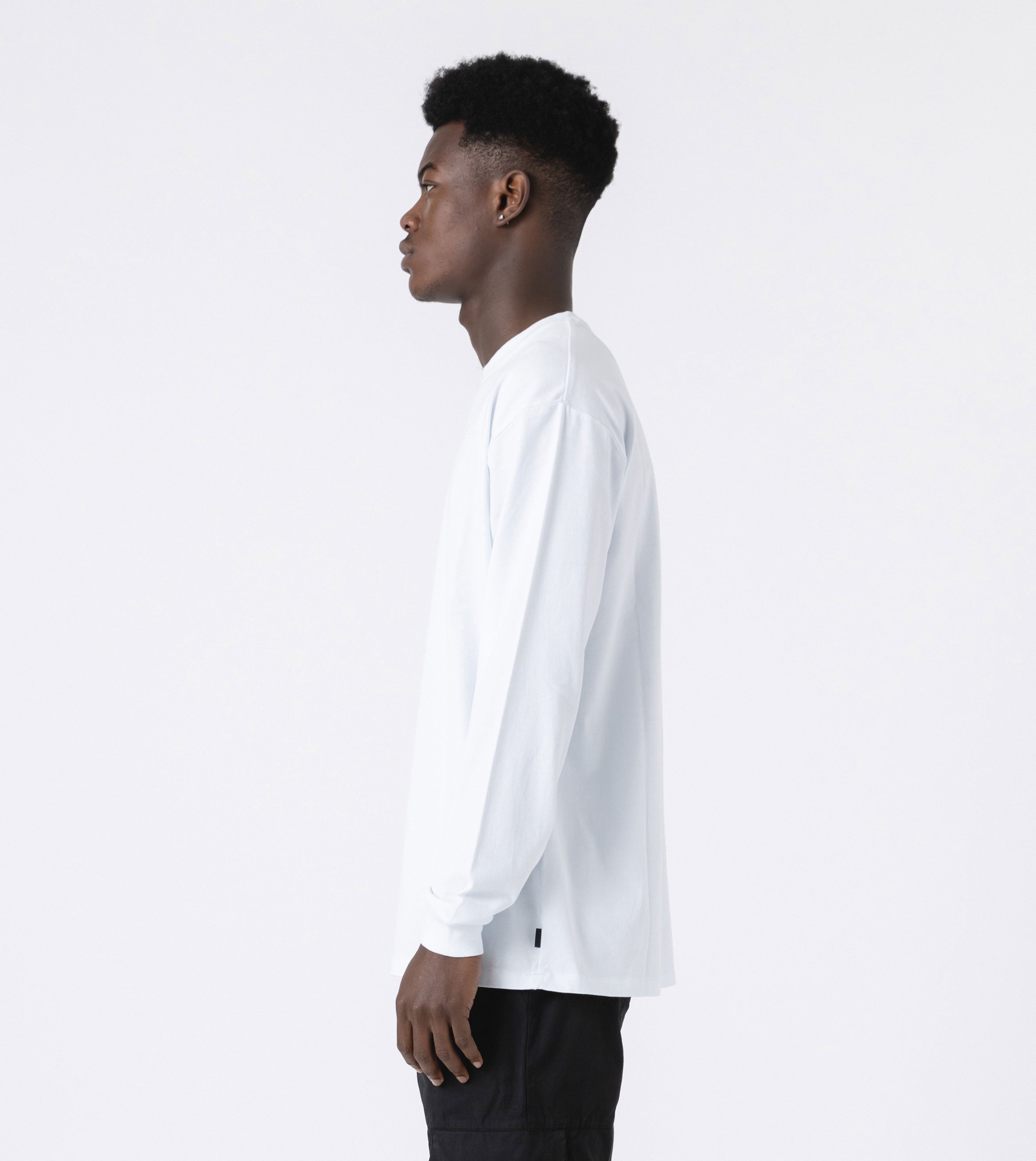 Box LS Tee White