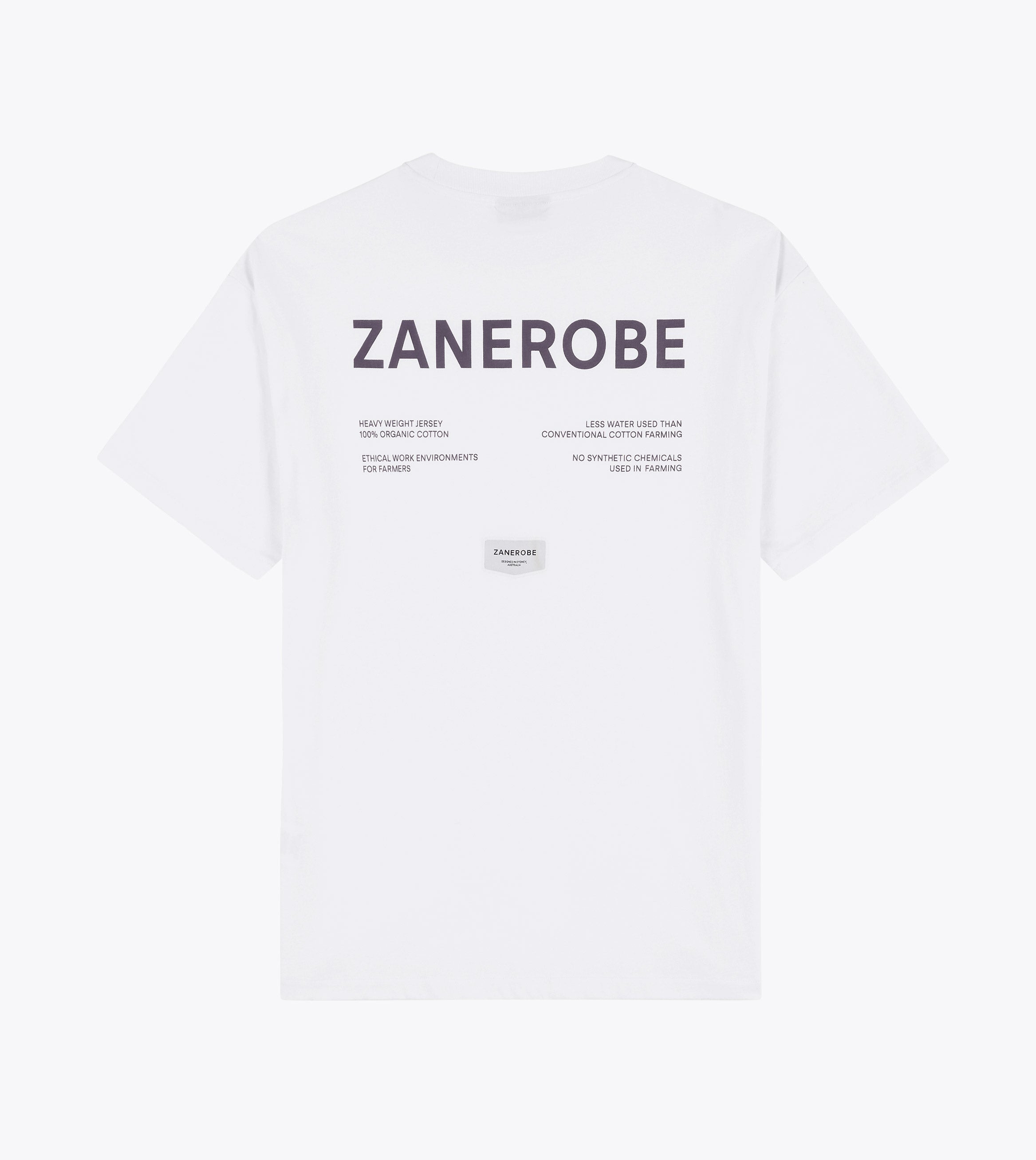 Label Box ++ Tee Vintage White