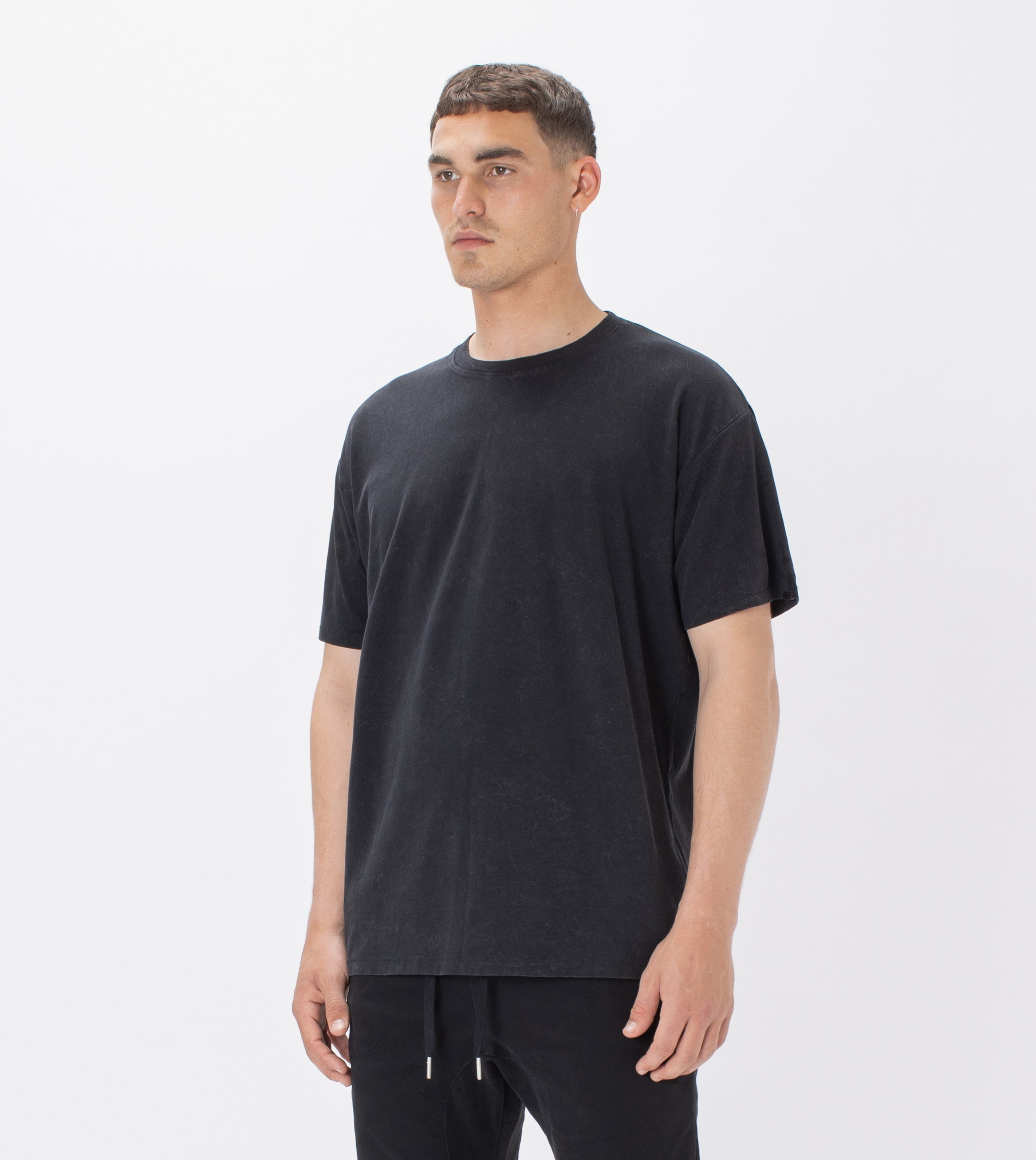 Box Tee Black Salt