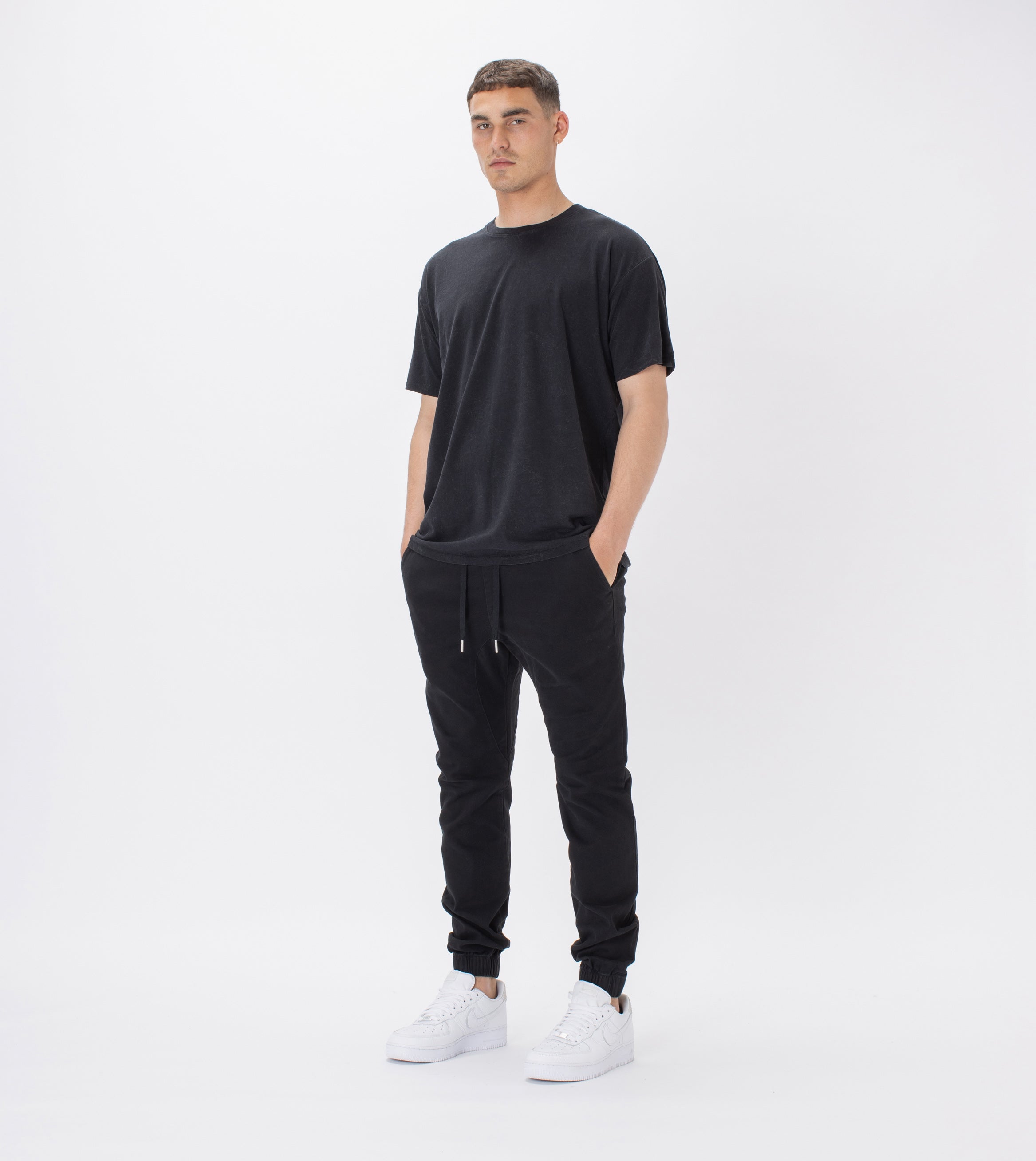 Box Tee Black Salt