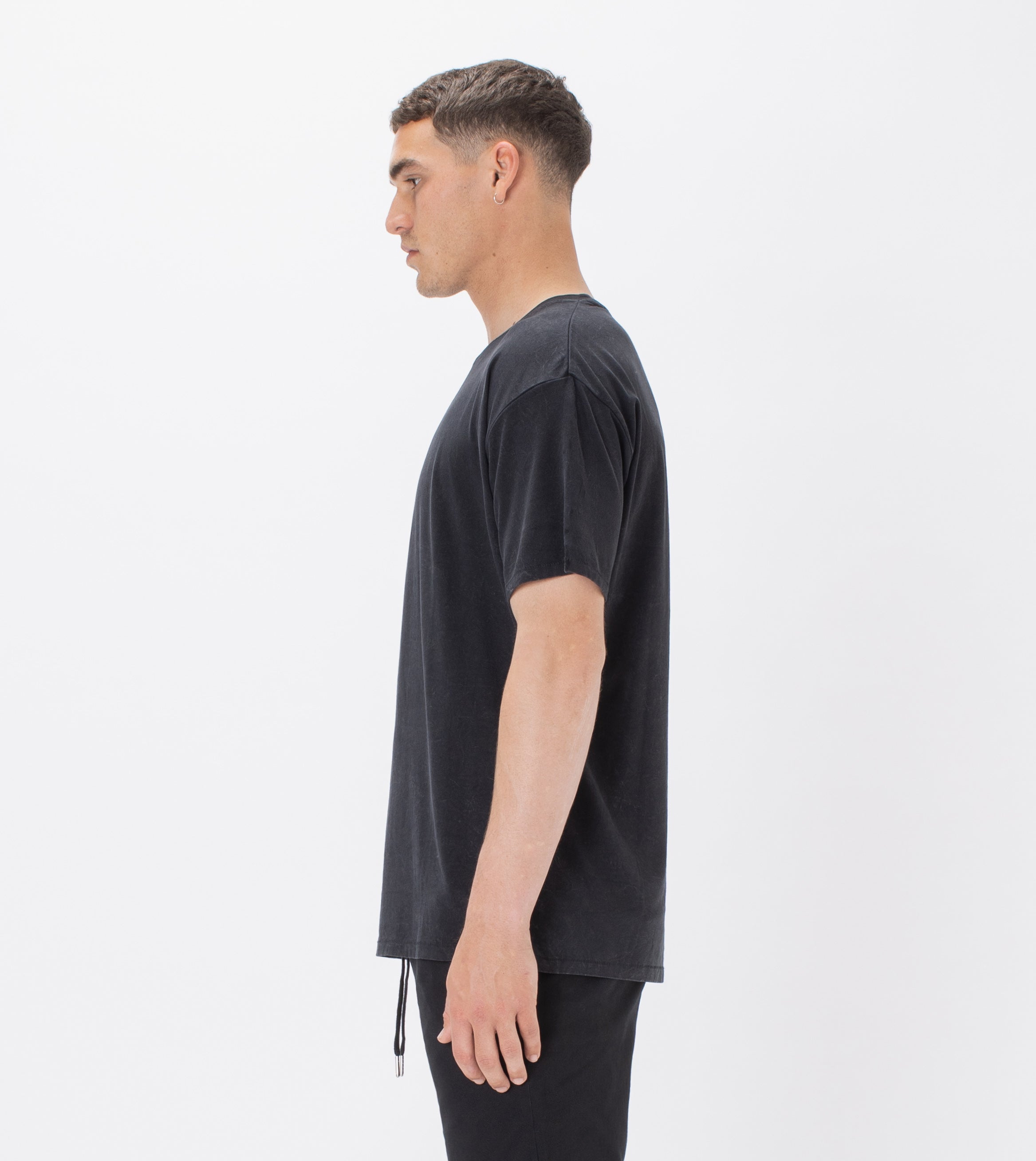 Box Tee Black Salt