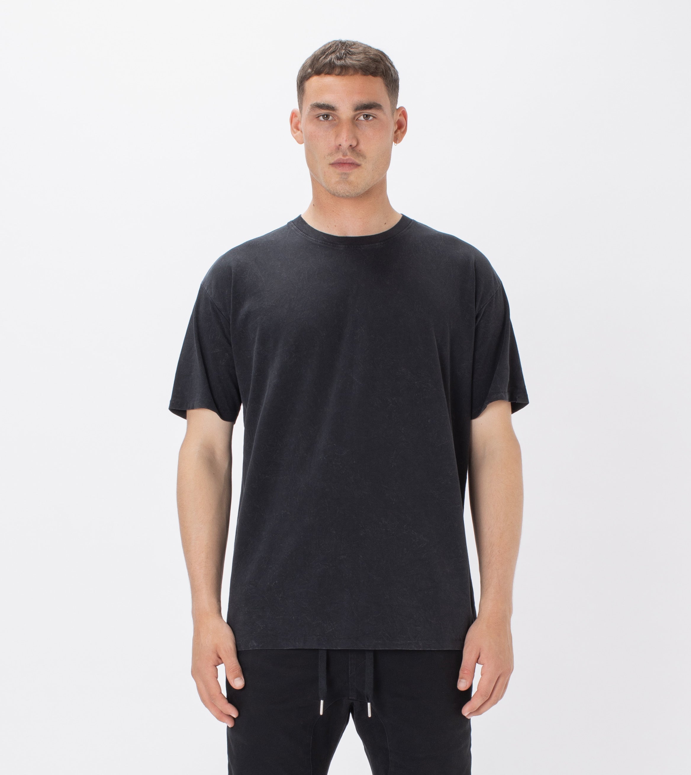 Box Tee Black Salt
