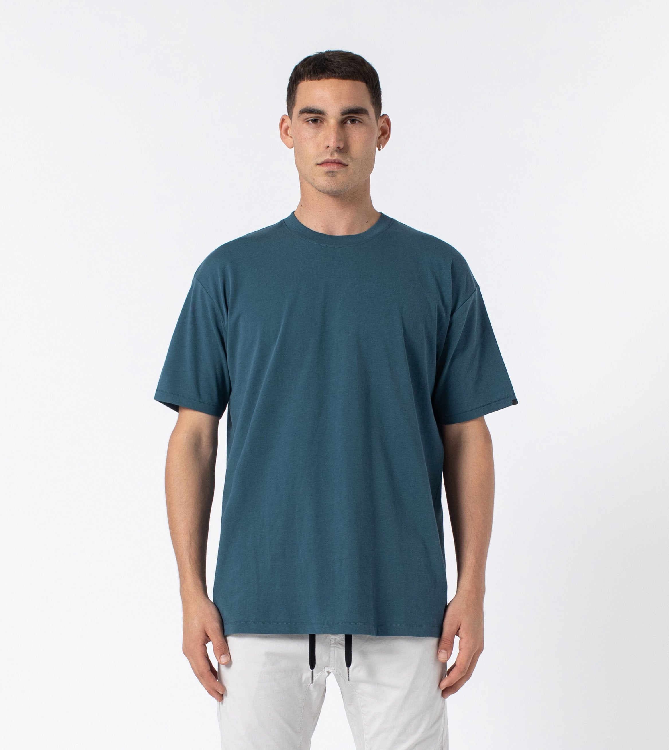 Box Tee Dk Aqua