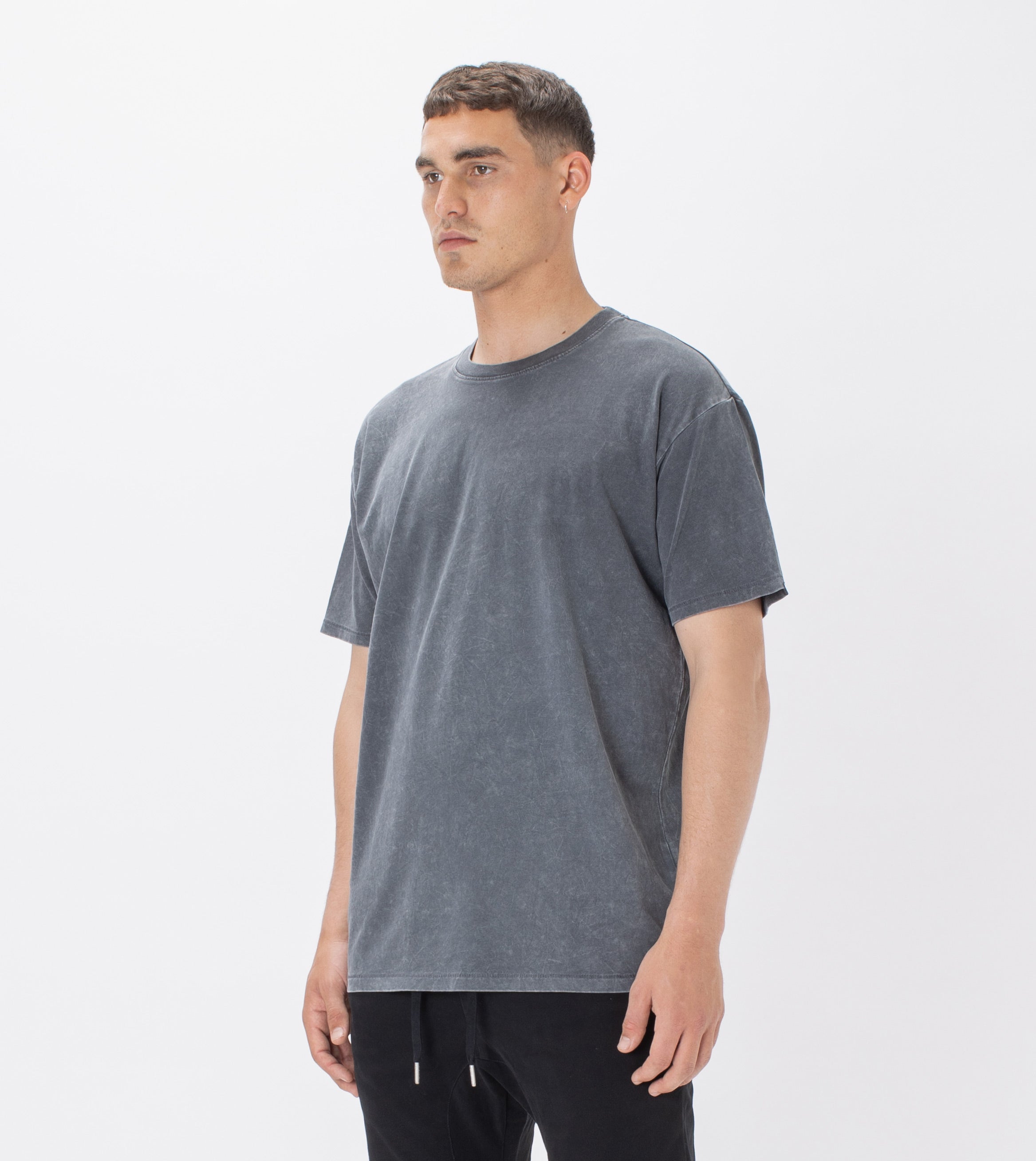 Box Tee Grey Salt