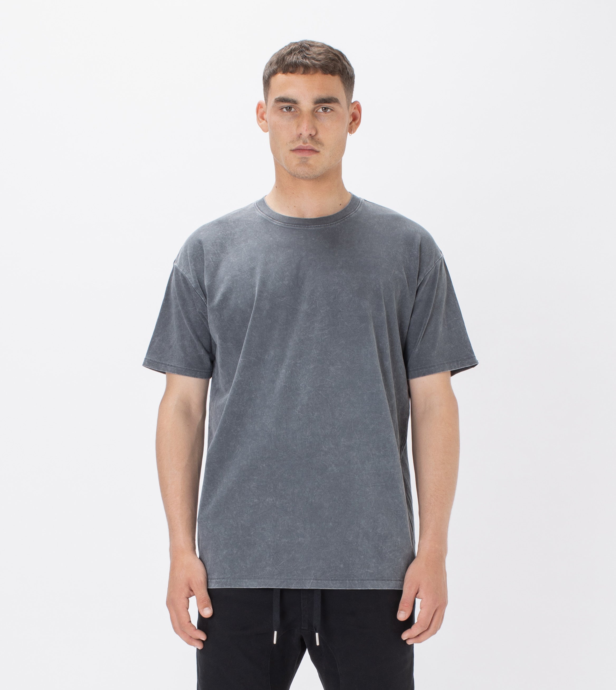 Box Tee Grey Salt