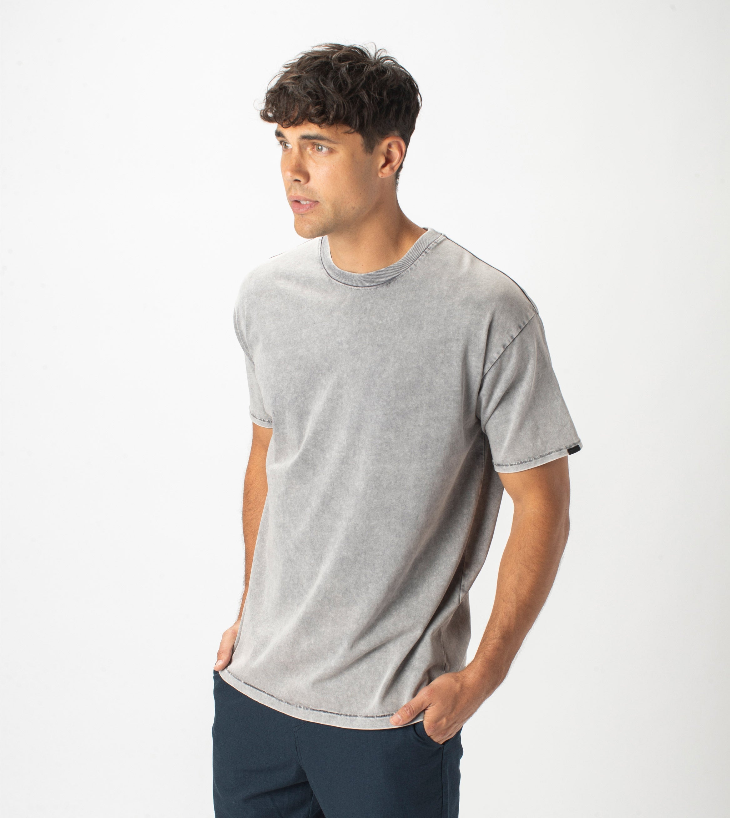 Box Tee Rock Salt