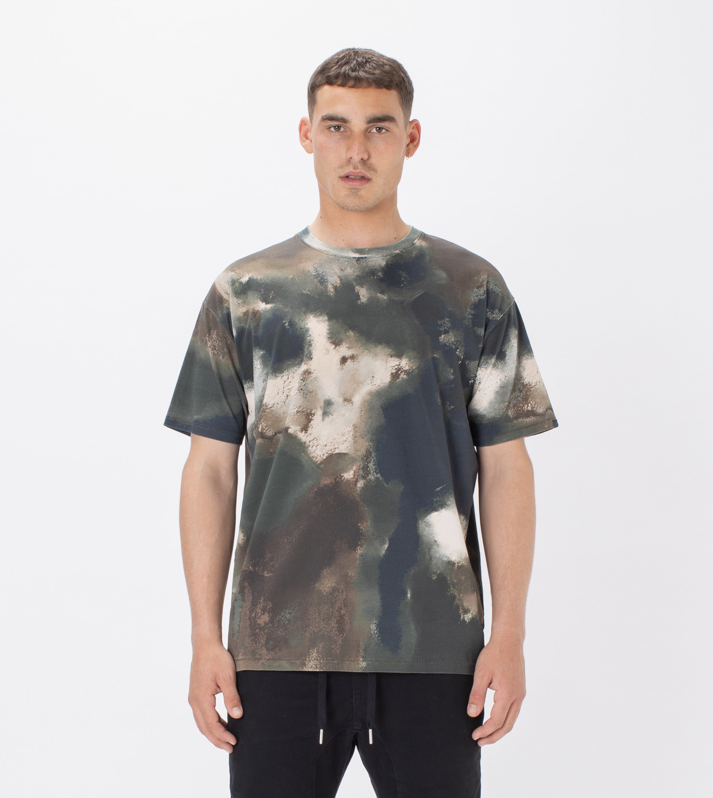 Box Tee Washed Camo