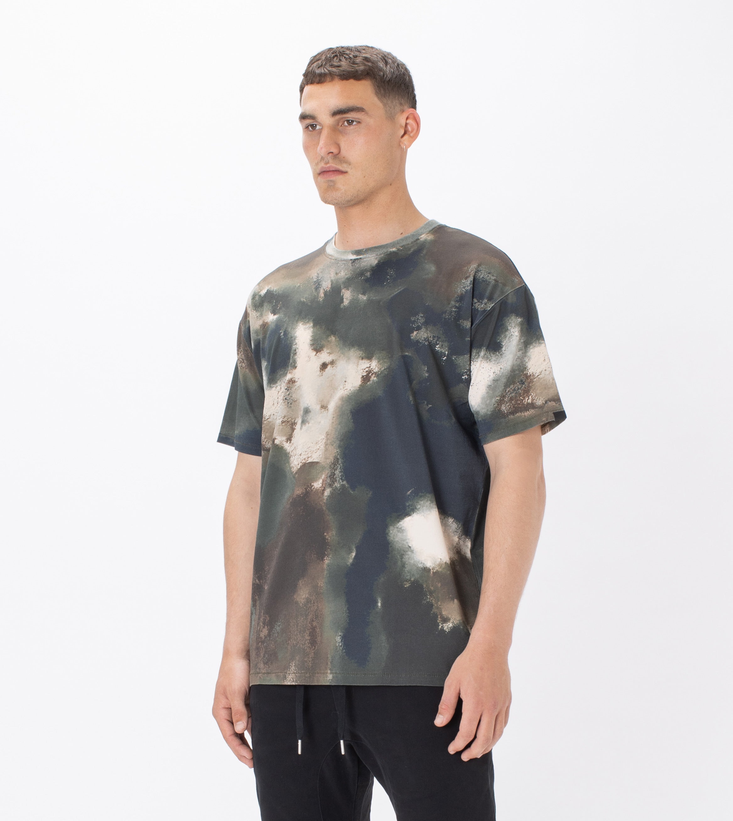 Box Tee Washed Camo