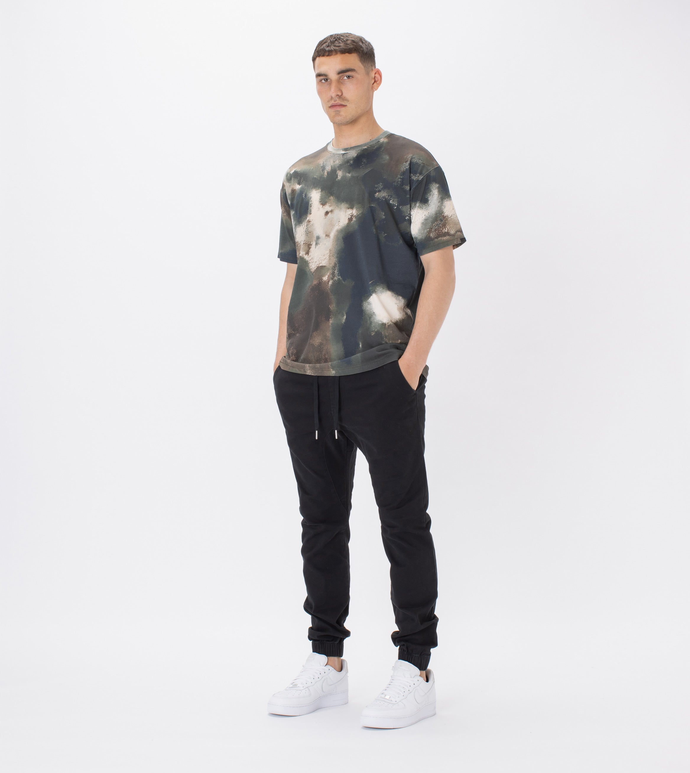 Box Tee Washed Camo