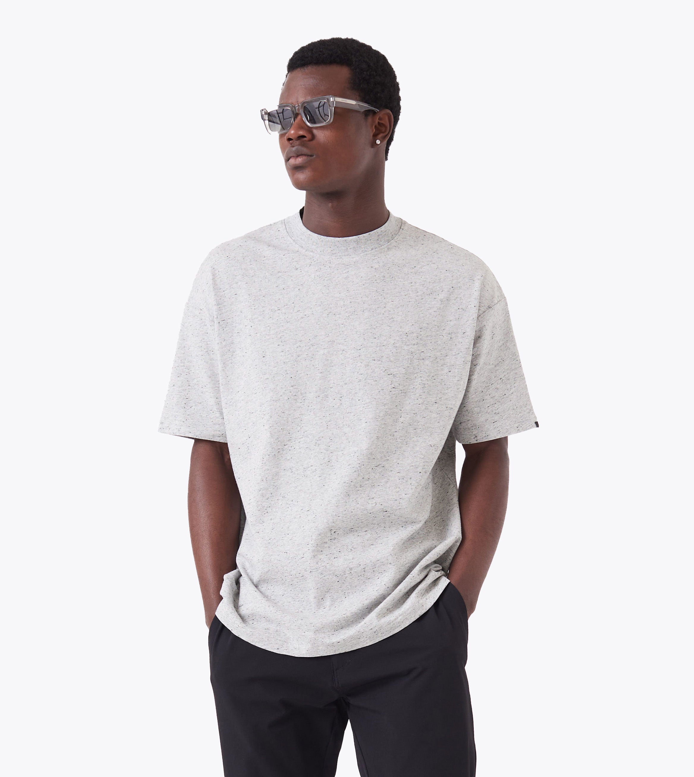 Box ++ Tee Space Grey Nep