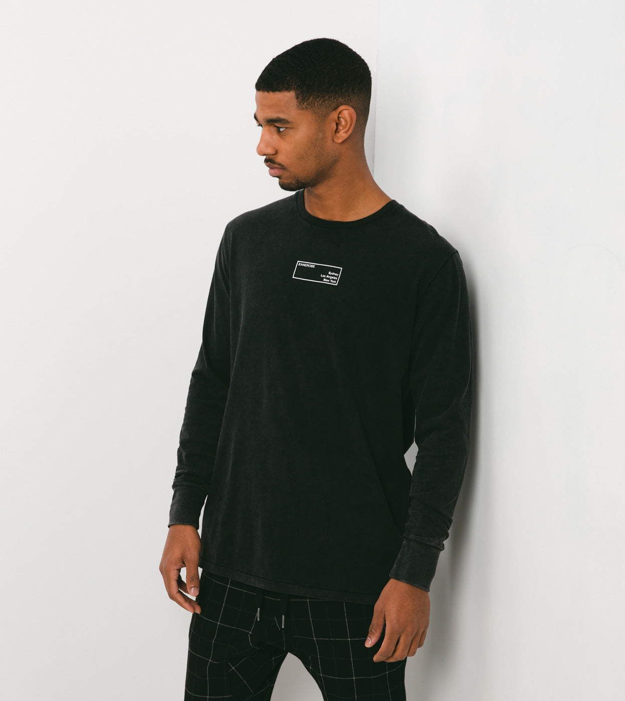 Business Flintlock LS Tee Black Acid
