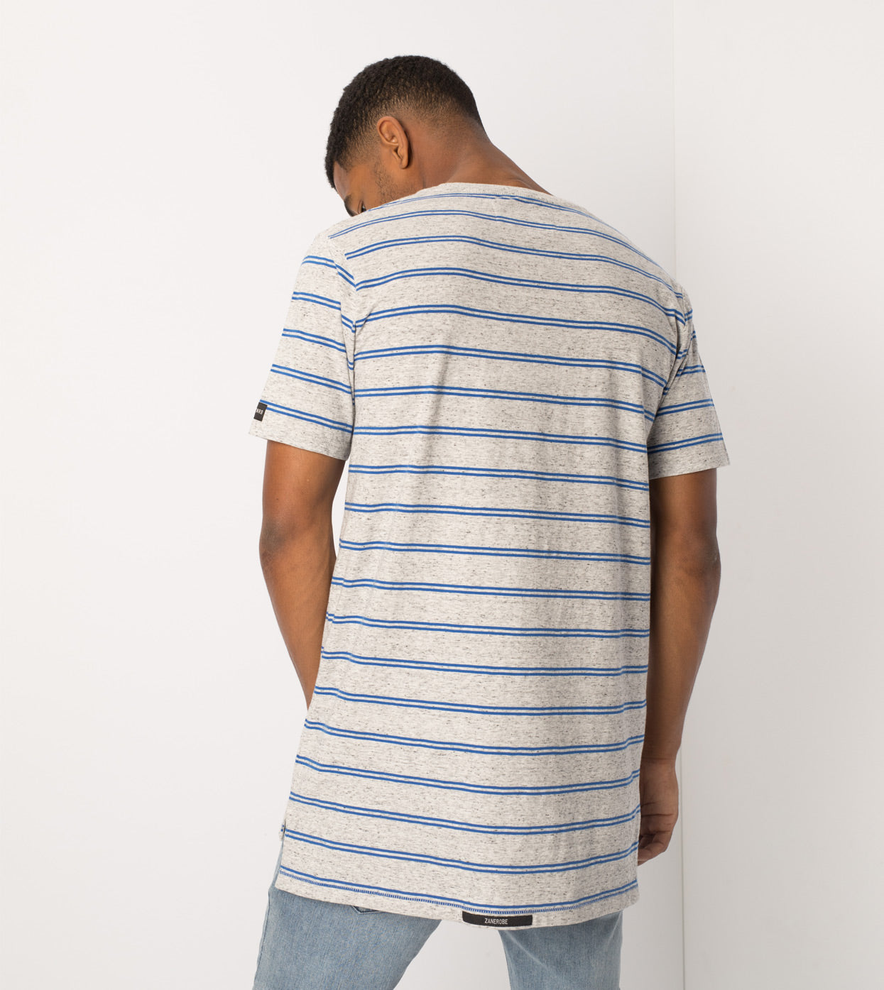 Channel Flintlock Tee Storm Marle/Cobalt