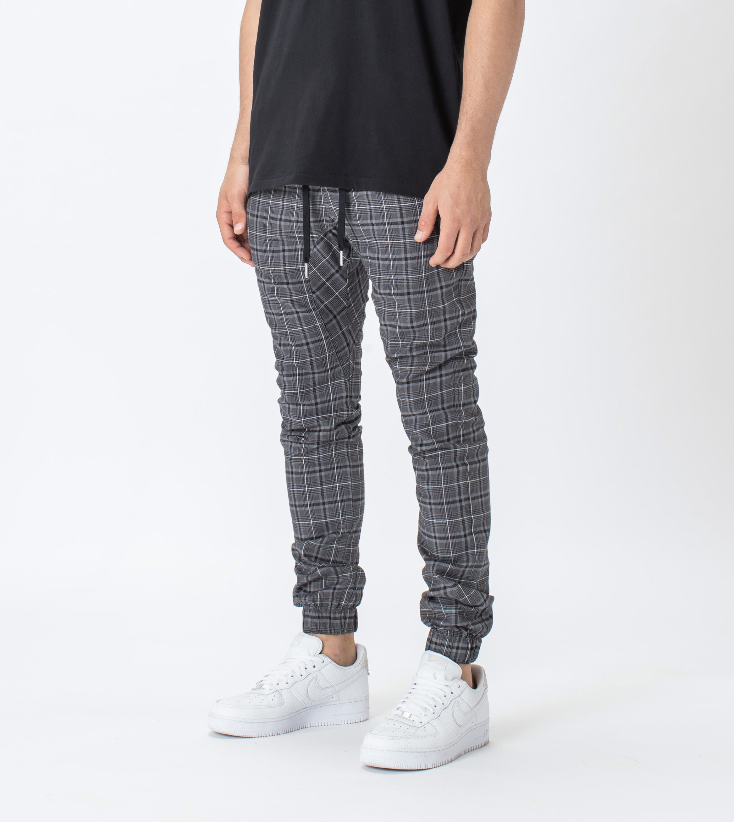 Check Sureshot Jogger Dk Grey