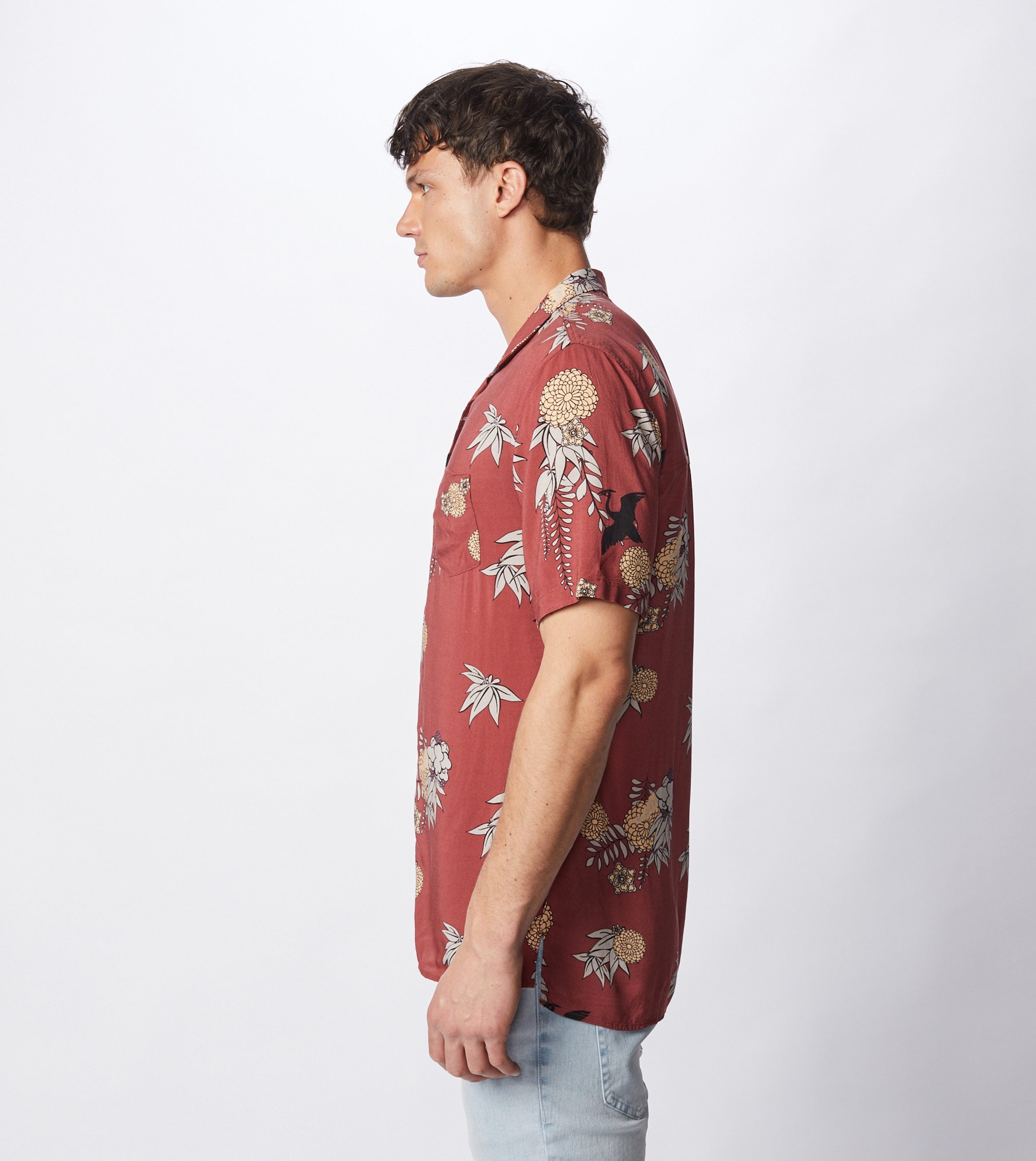 Crane SS Shirt Ochre