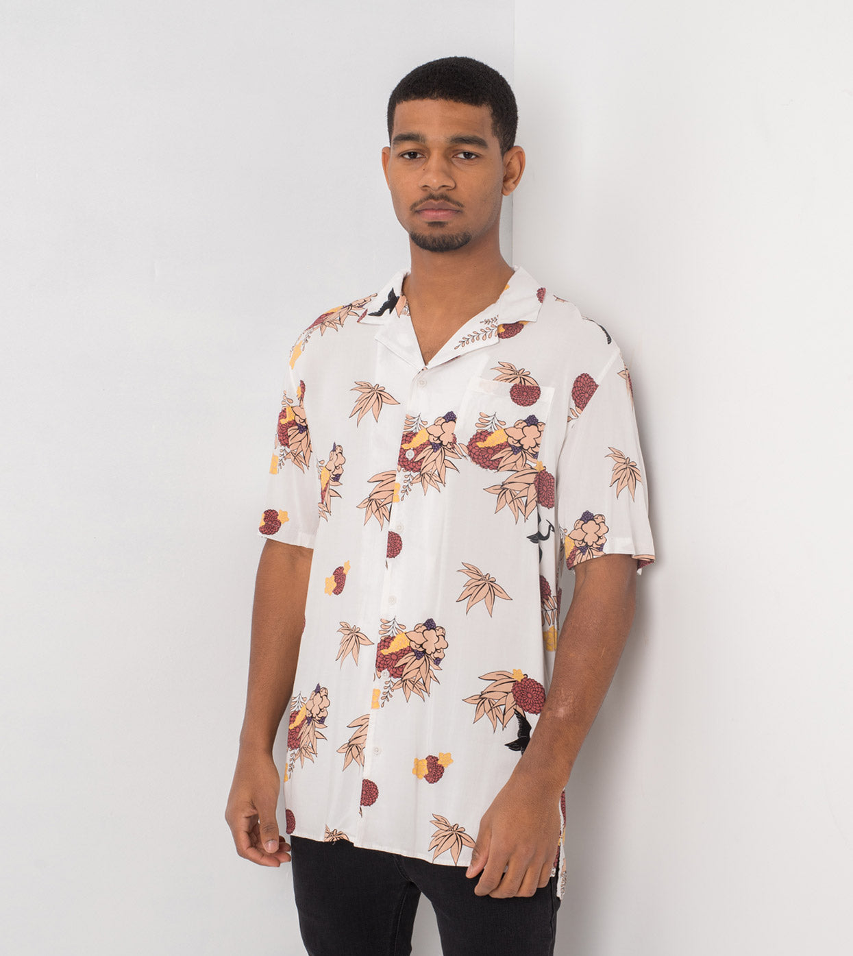 Crane SS Shirt White