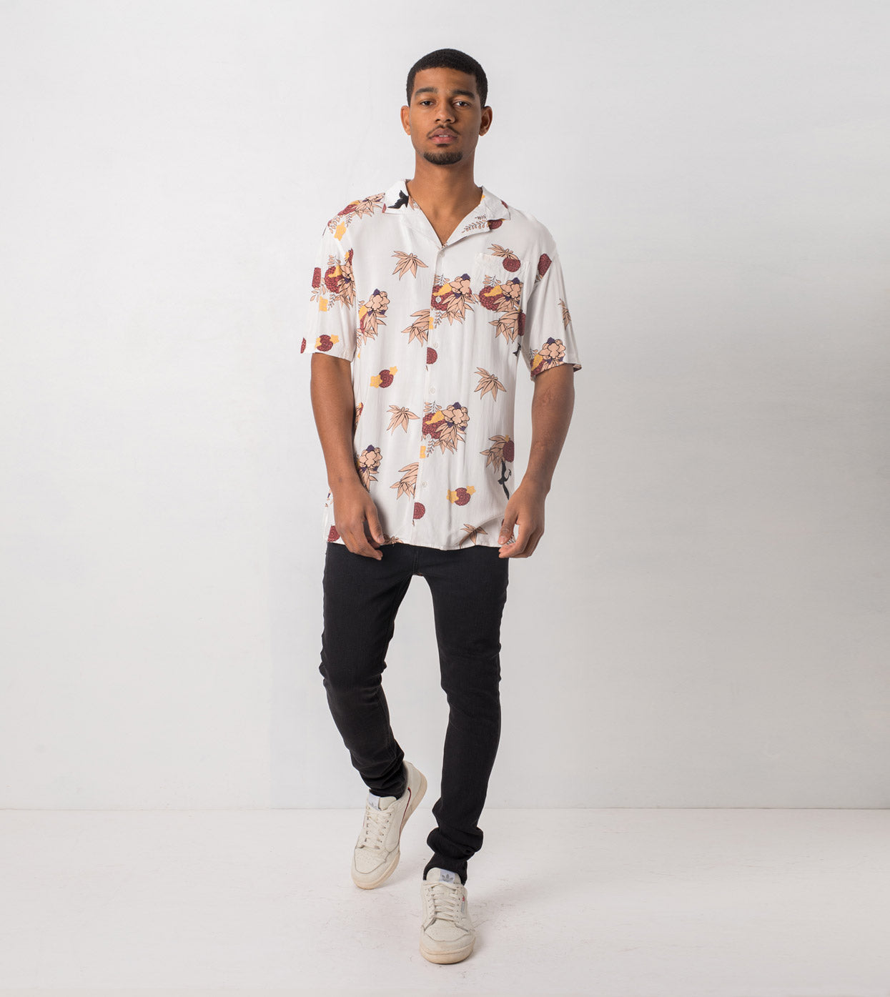 Crane SS Shirt White