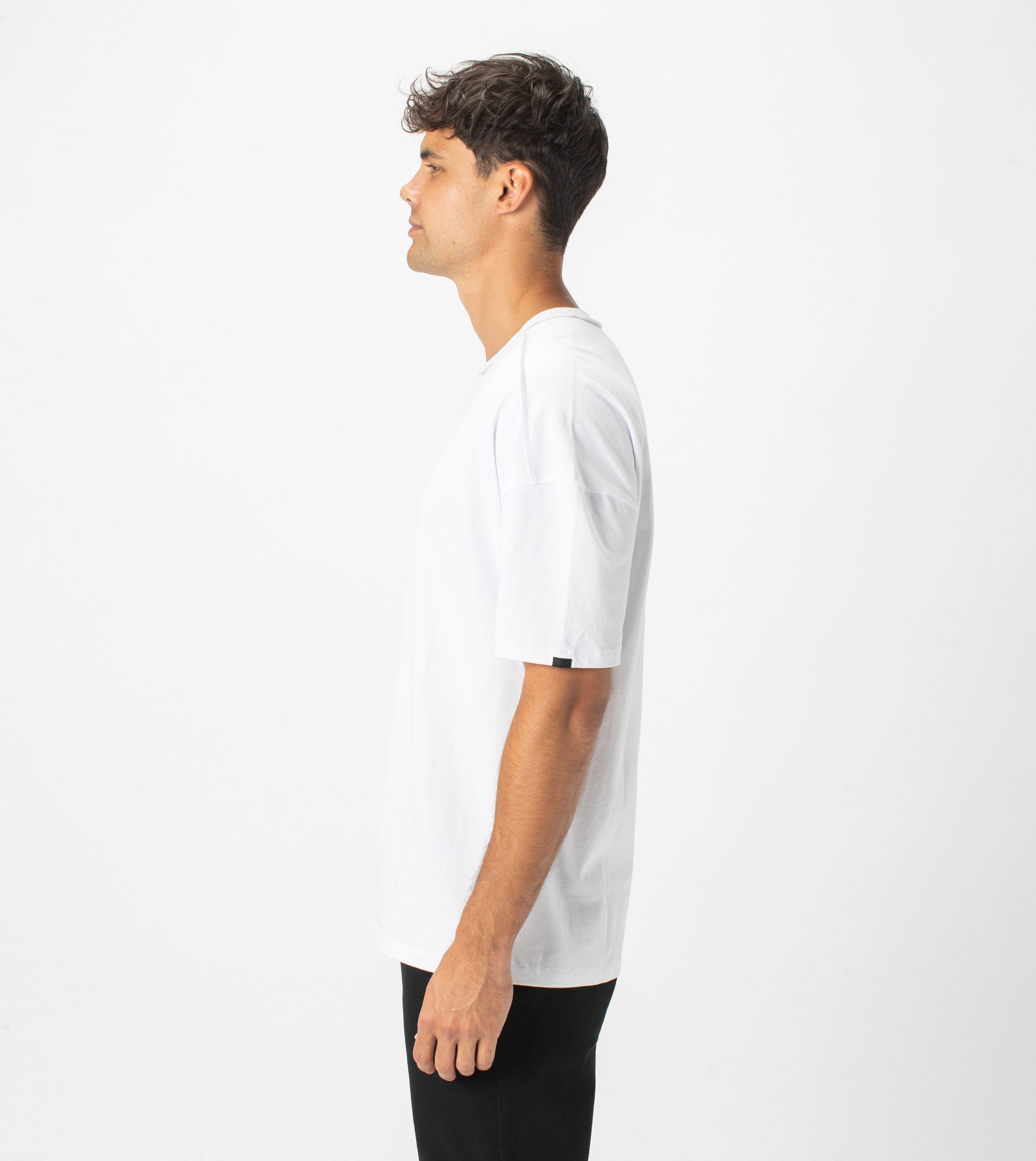 Drop Box Tee White