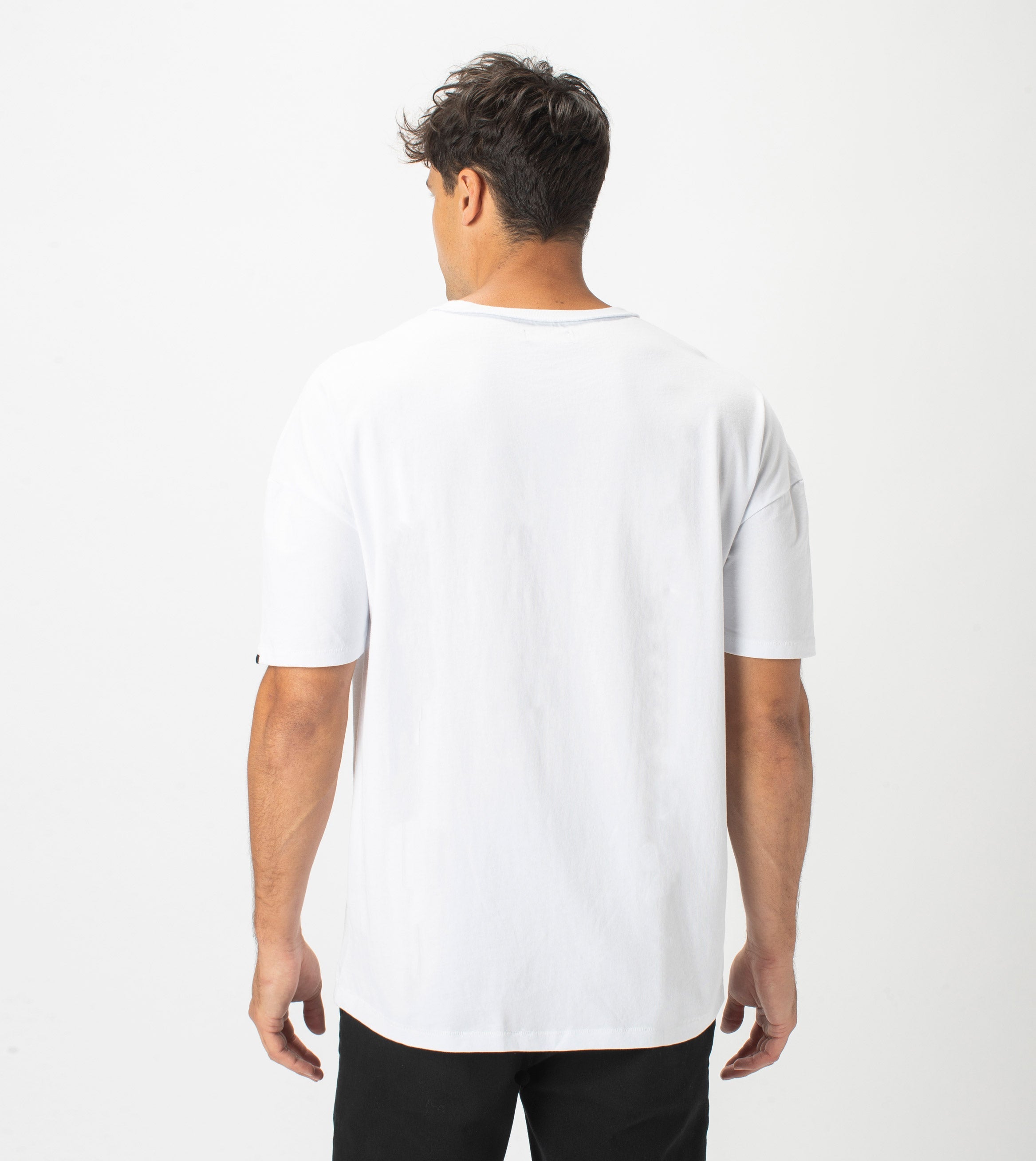 Drop Box Tee White