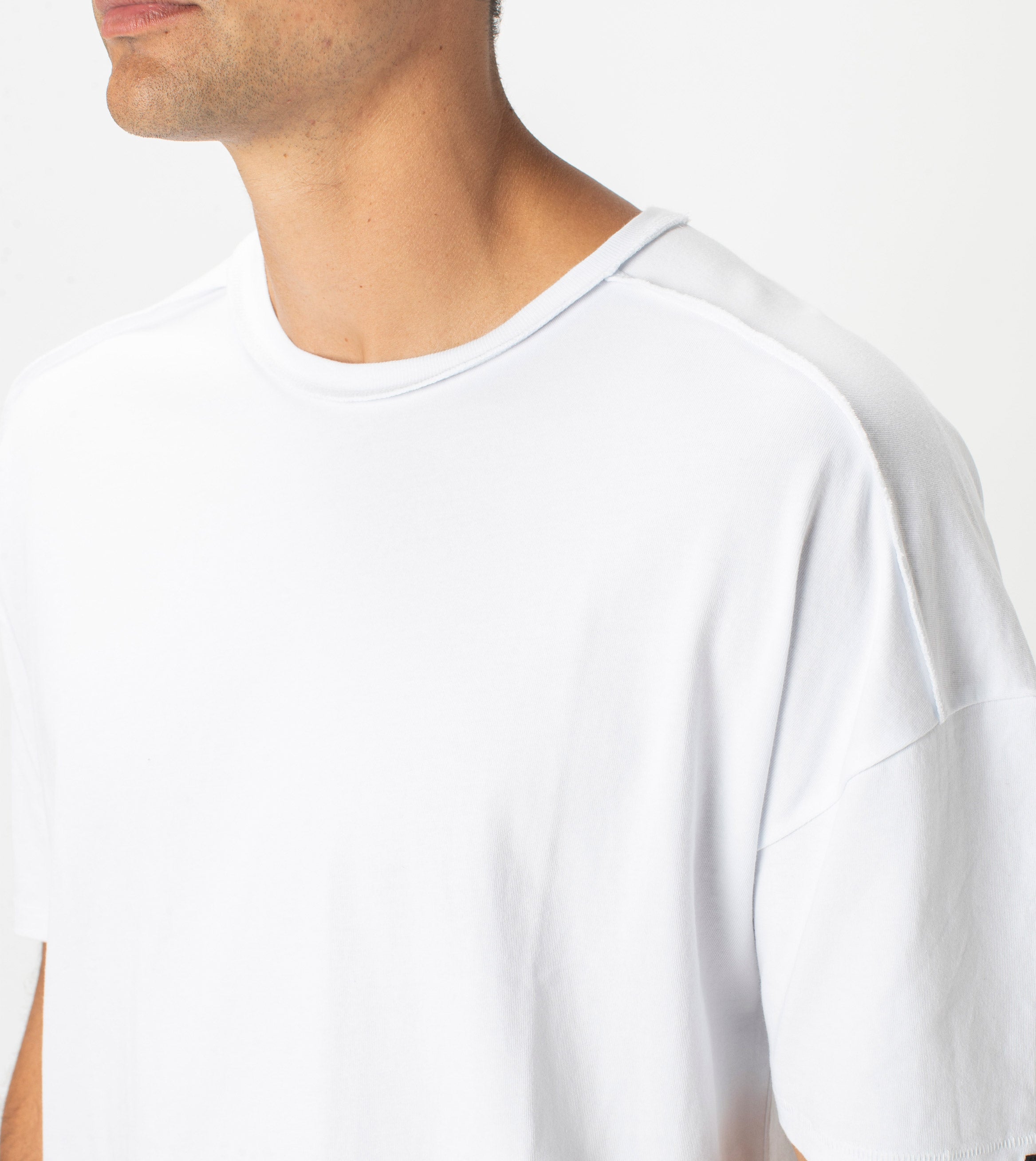Drop Box Tee White