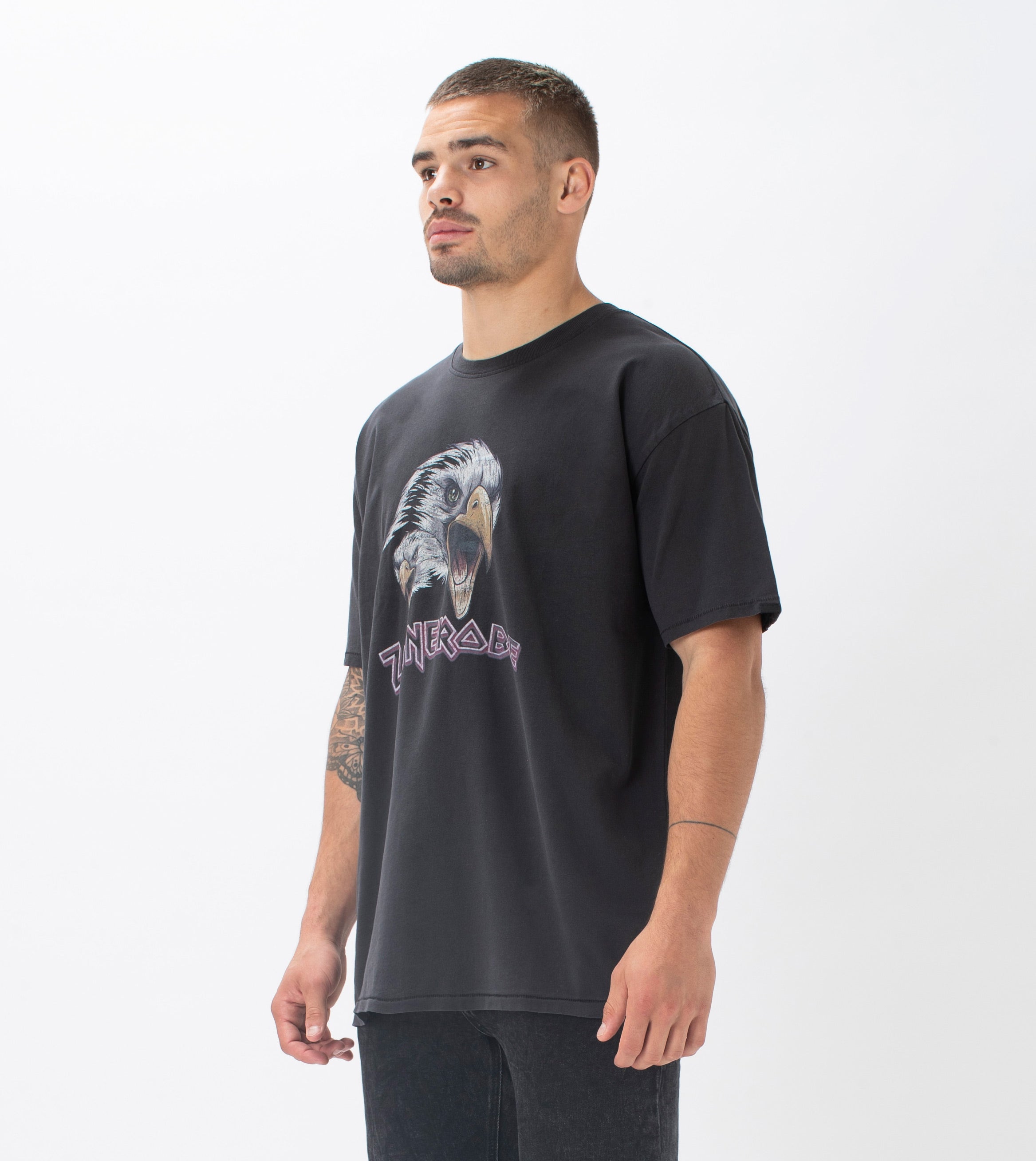 Eaglehawk Box Tee GD Black