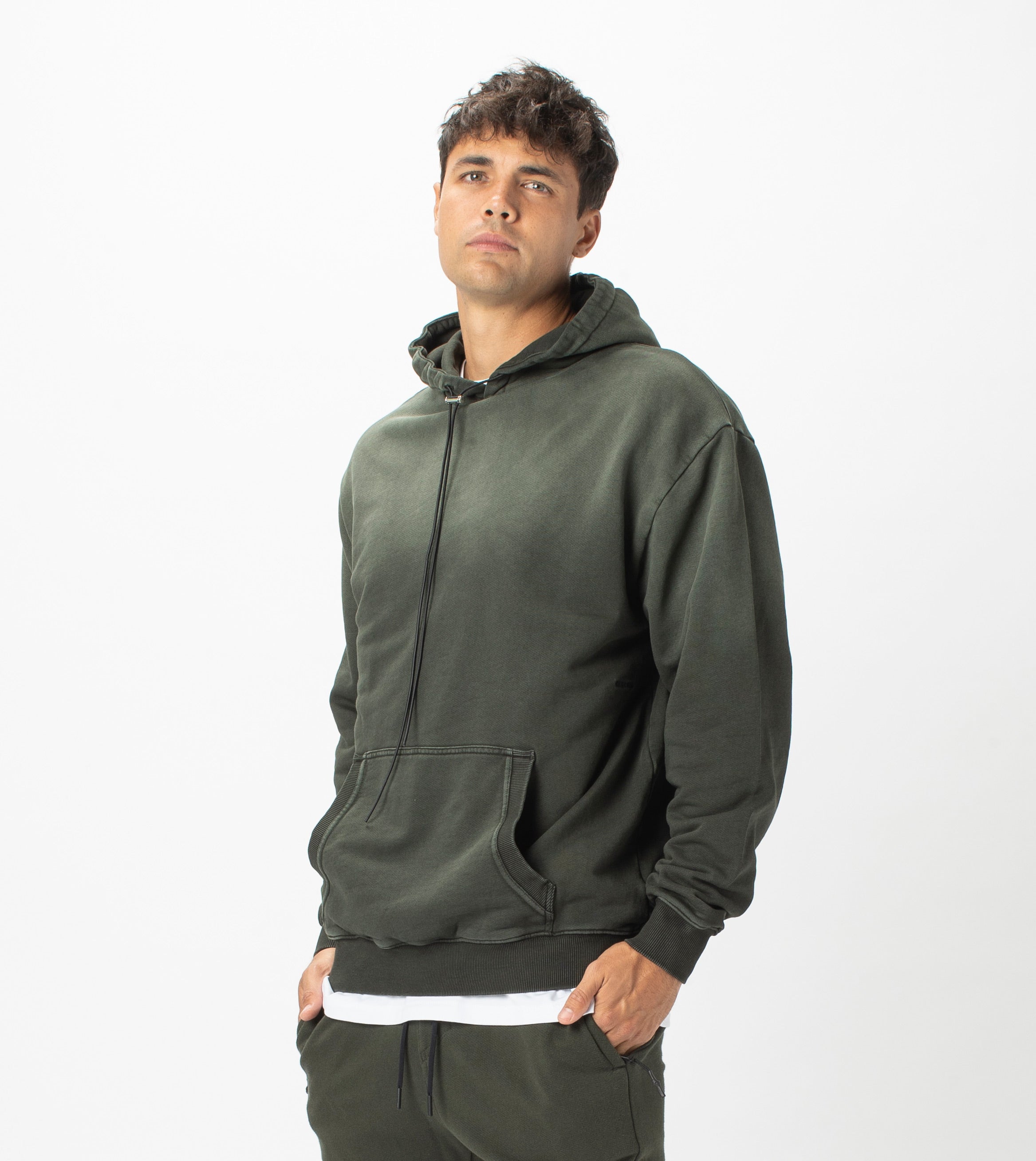 Field Hood Sweat GD Dk Army