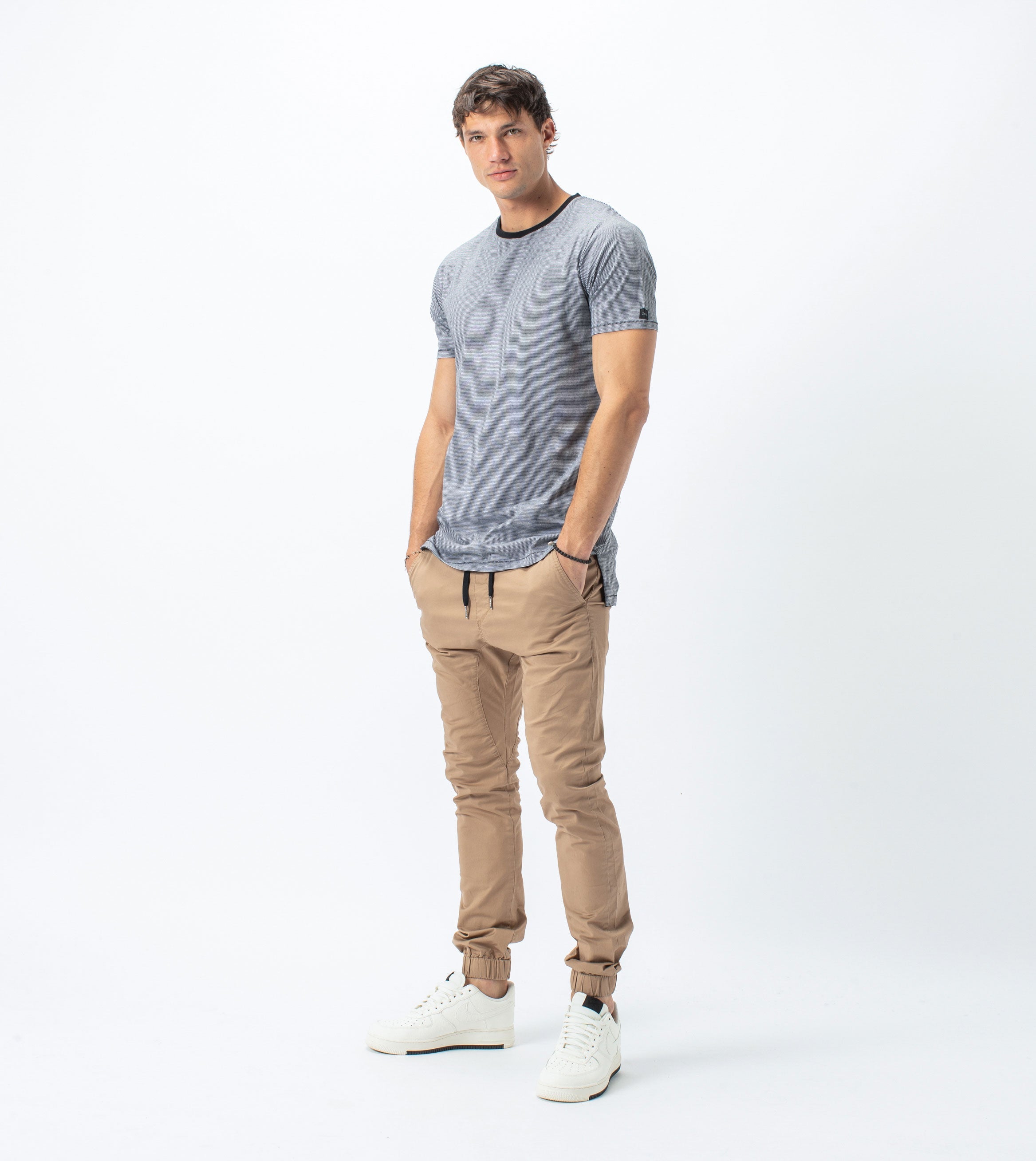 Feeder Ringer Flintlock Tee White/Black