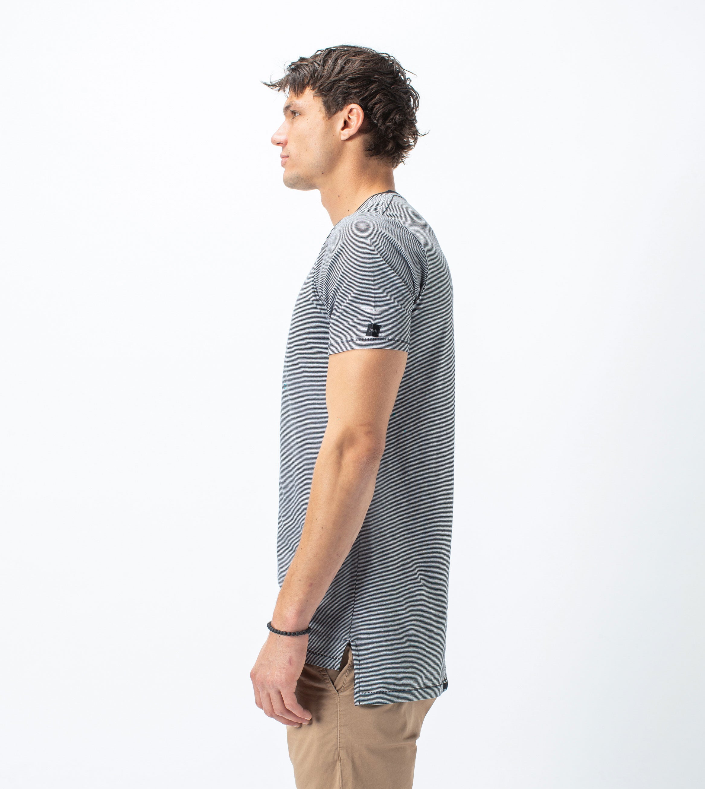 Feeder Ringer Flintlock Tee White/Black