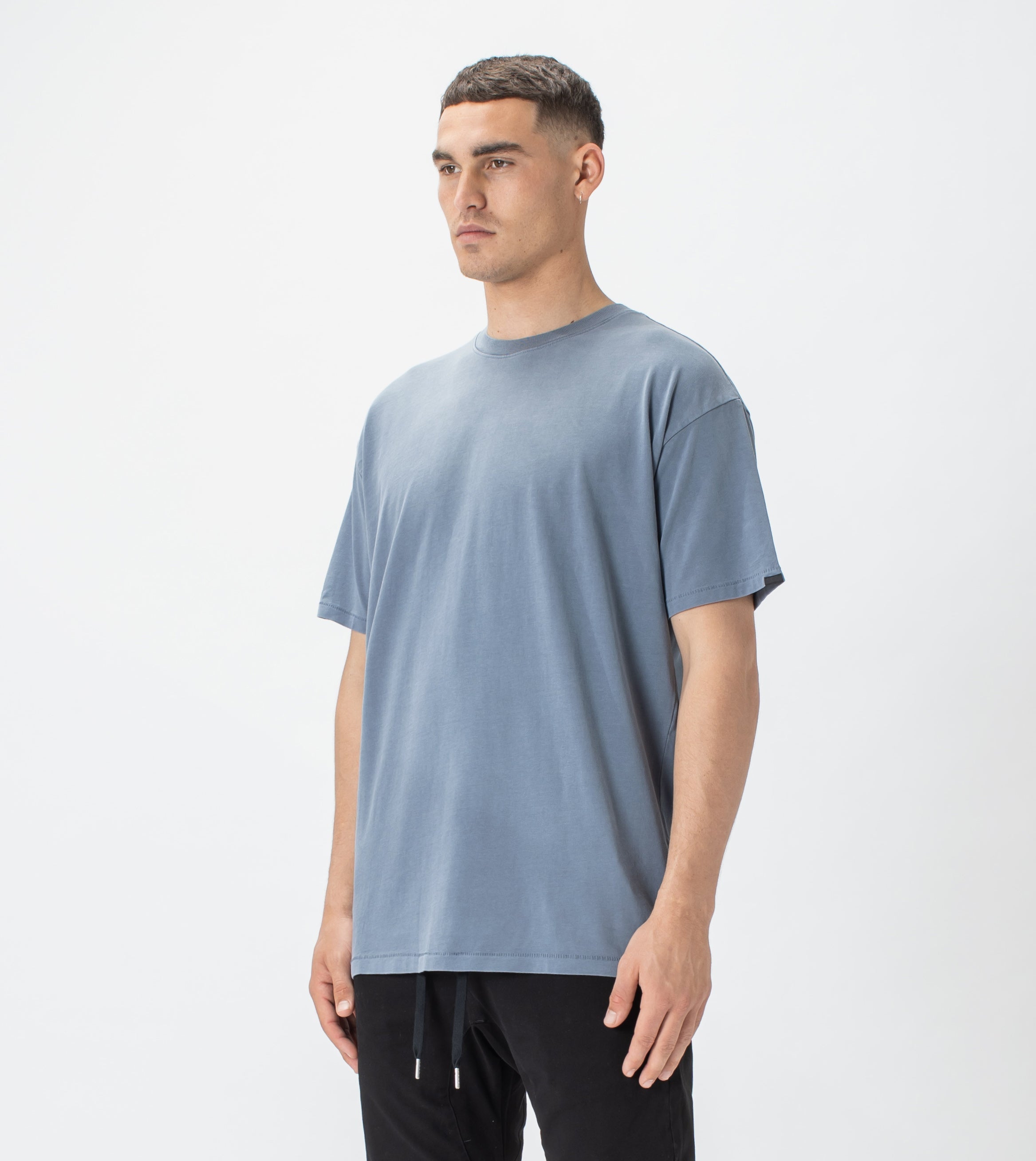 Field Box Tee GD Chalk Blue