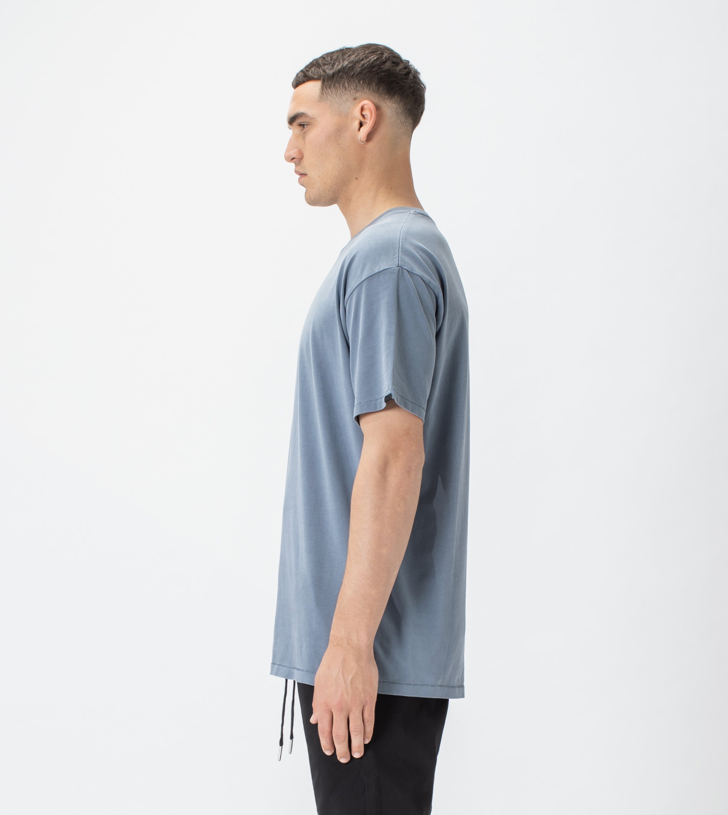 Field Box Tee GD Chalk Blue