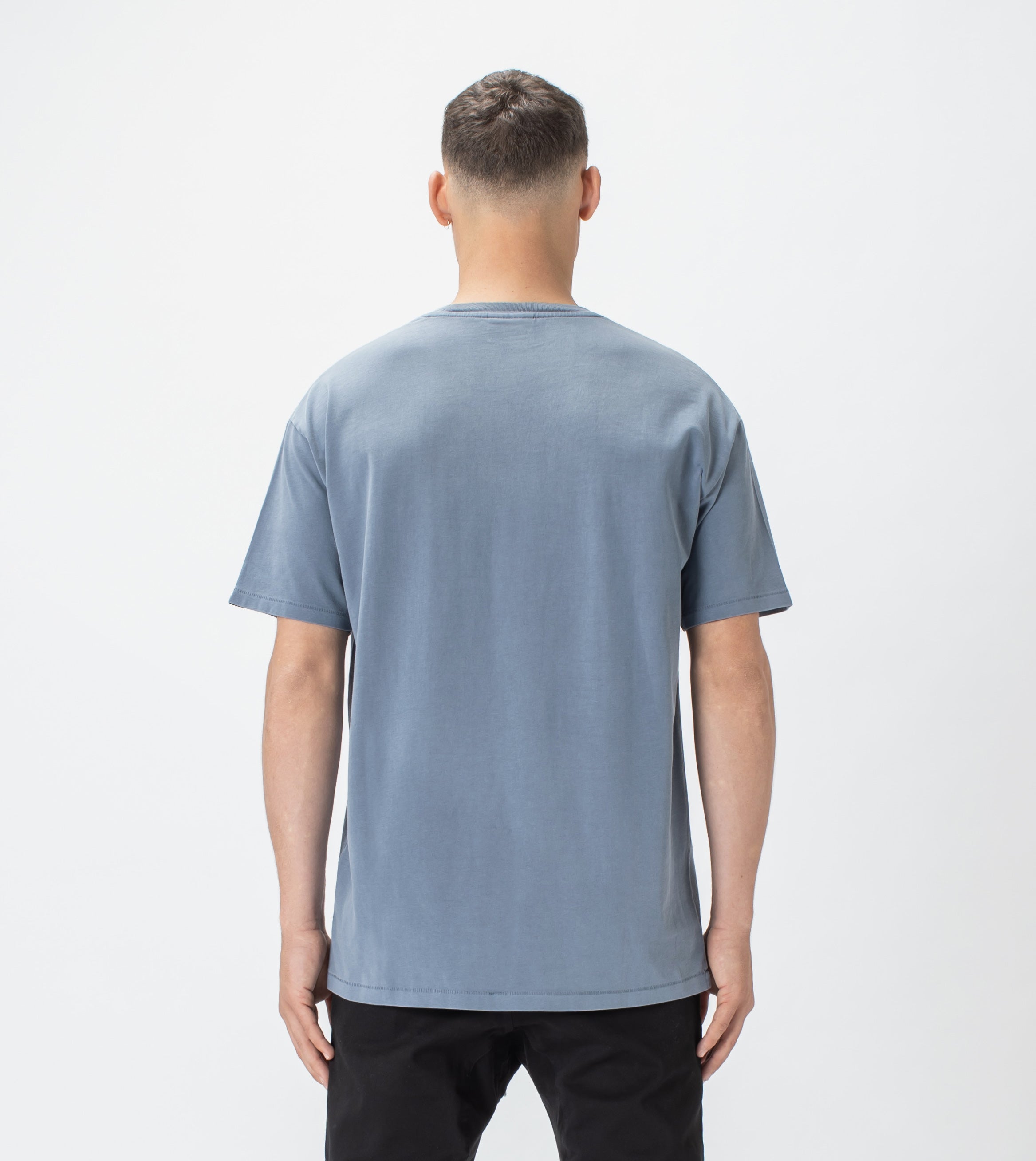 Field Box Tee GD Chalk Blue
