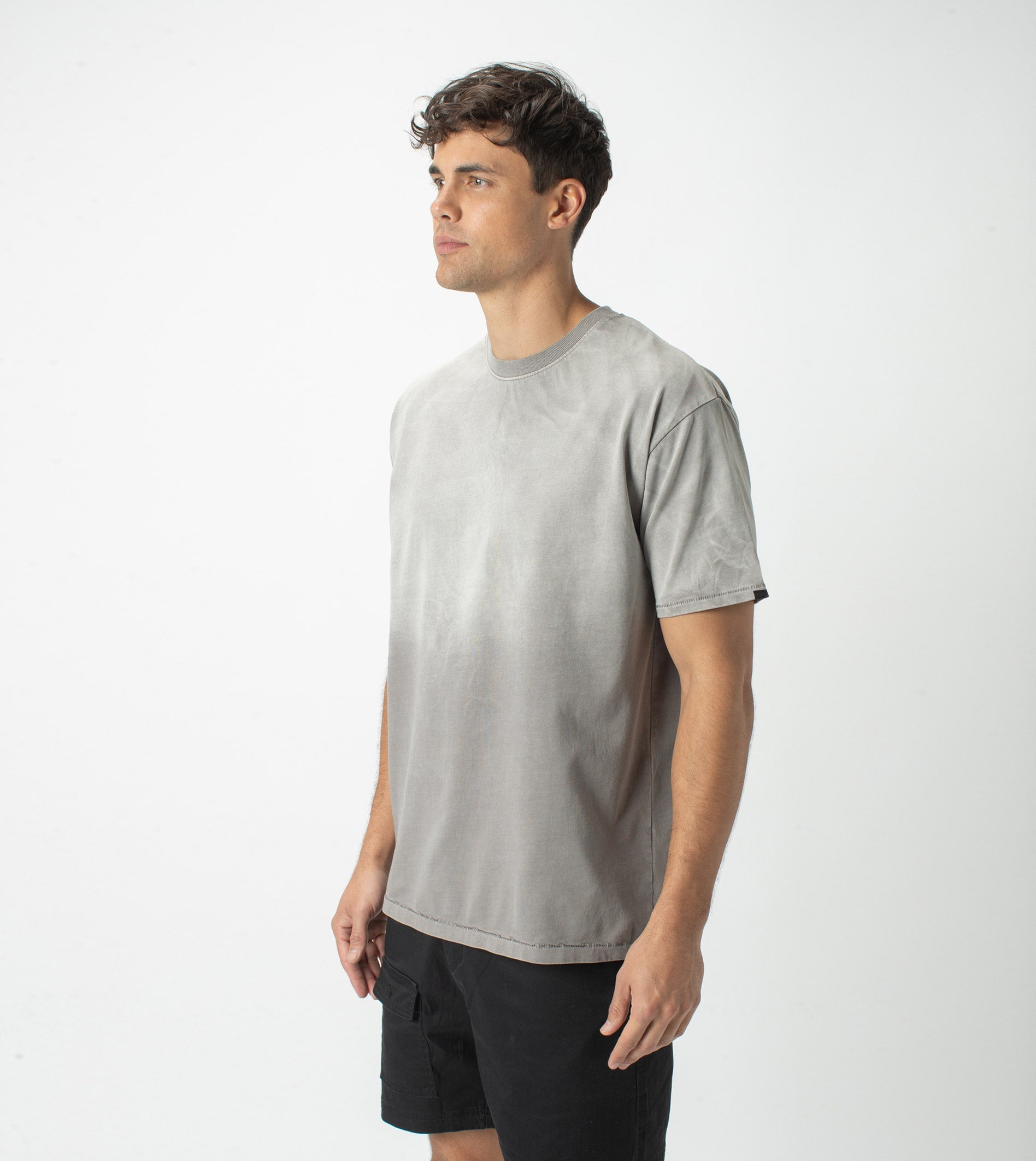 Field Work Box Tee GD Ash