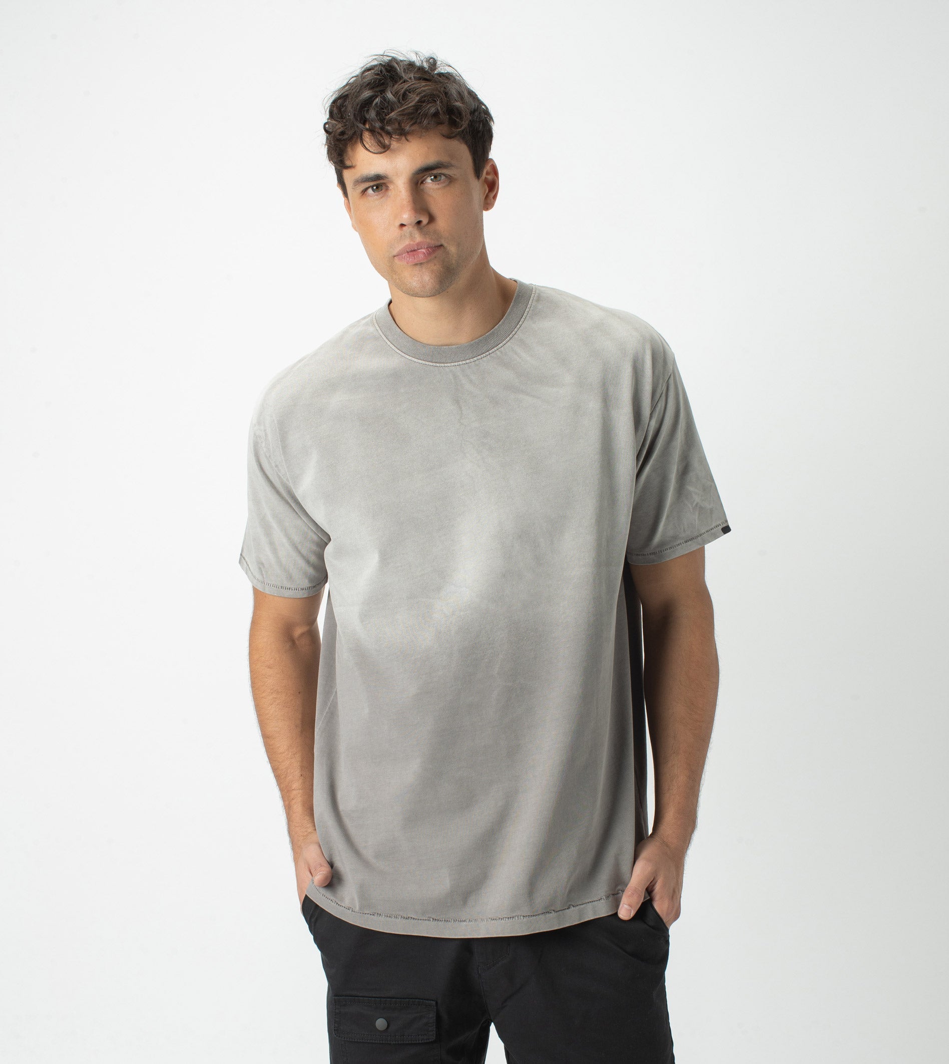 Field Work Box Tee GD Ash
