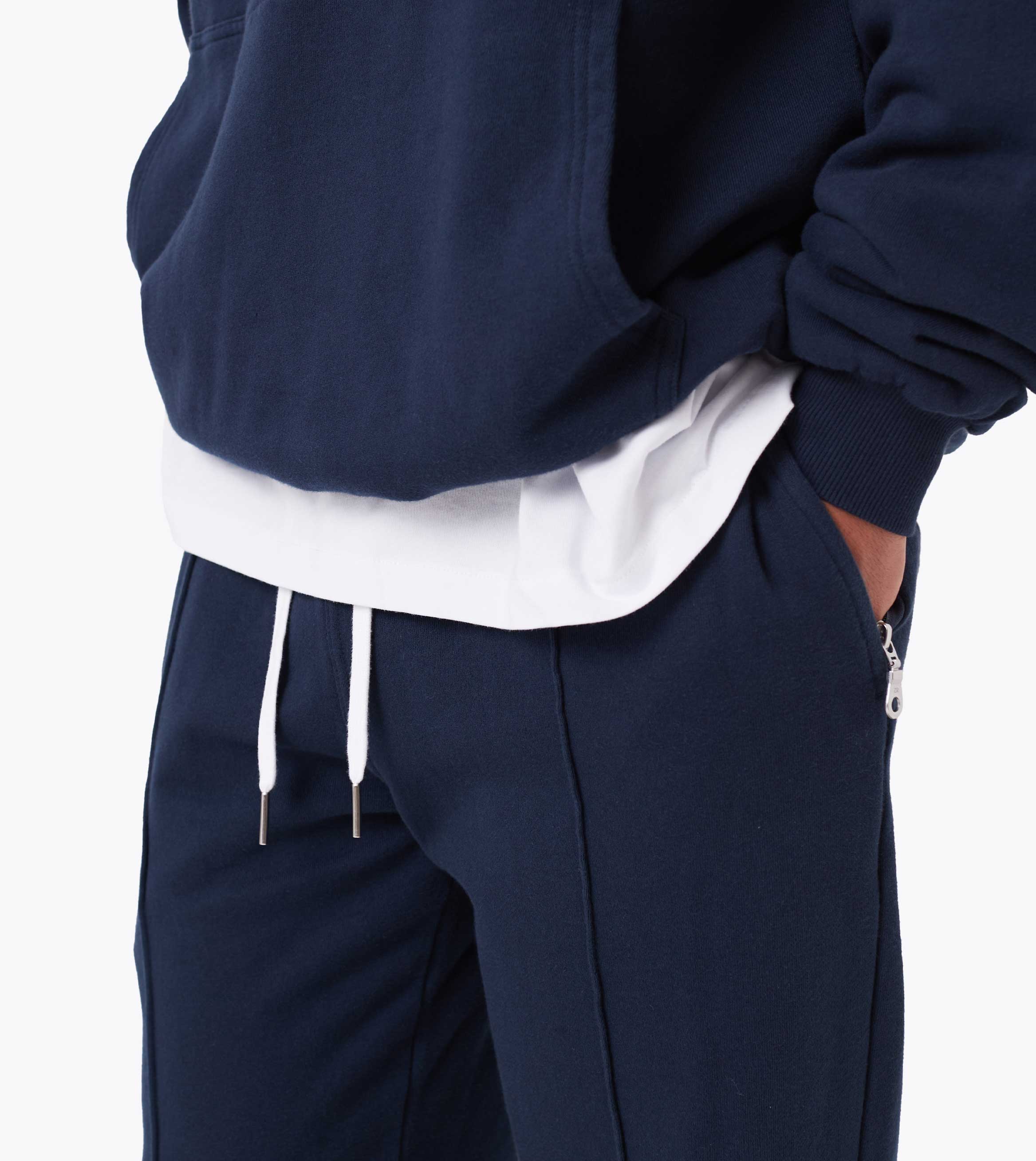 Fleece Football Trackpant Navy