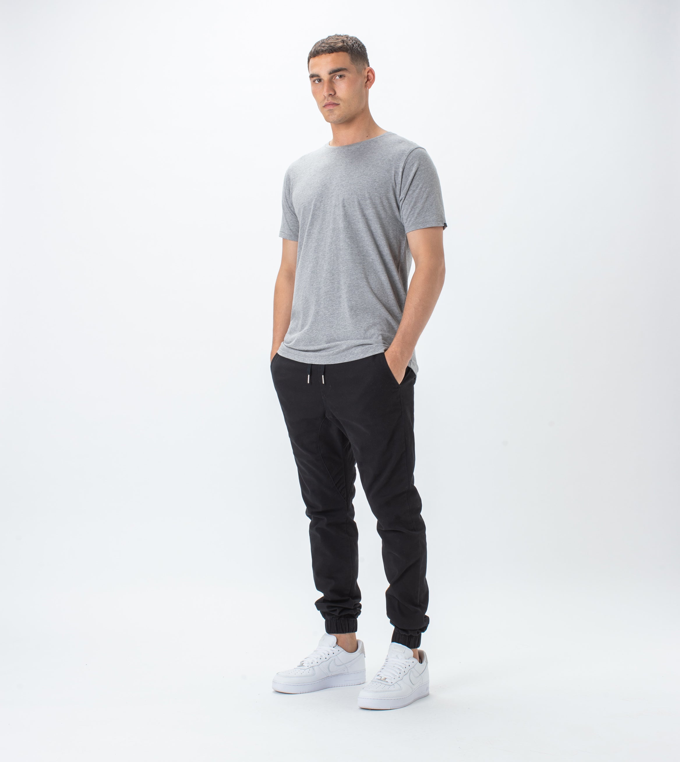 Flint Tee Dk Grey Marle