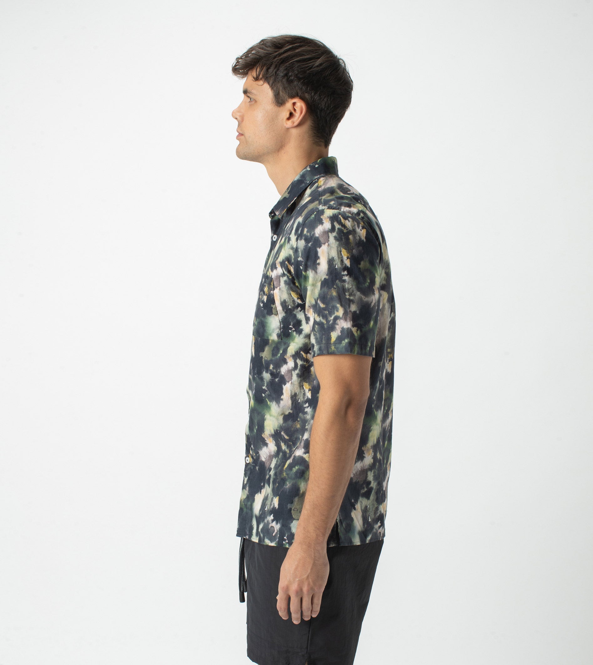 Foliage SS Shirt Moss Multi