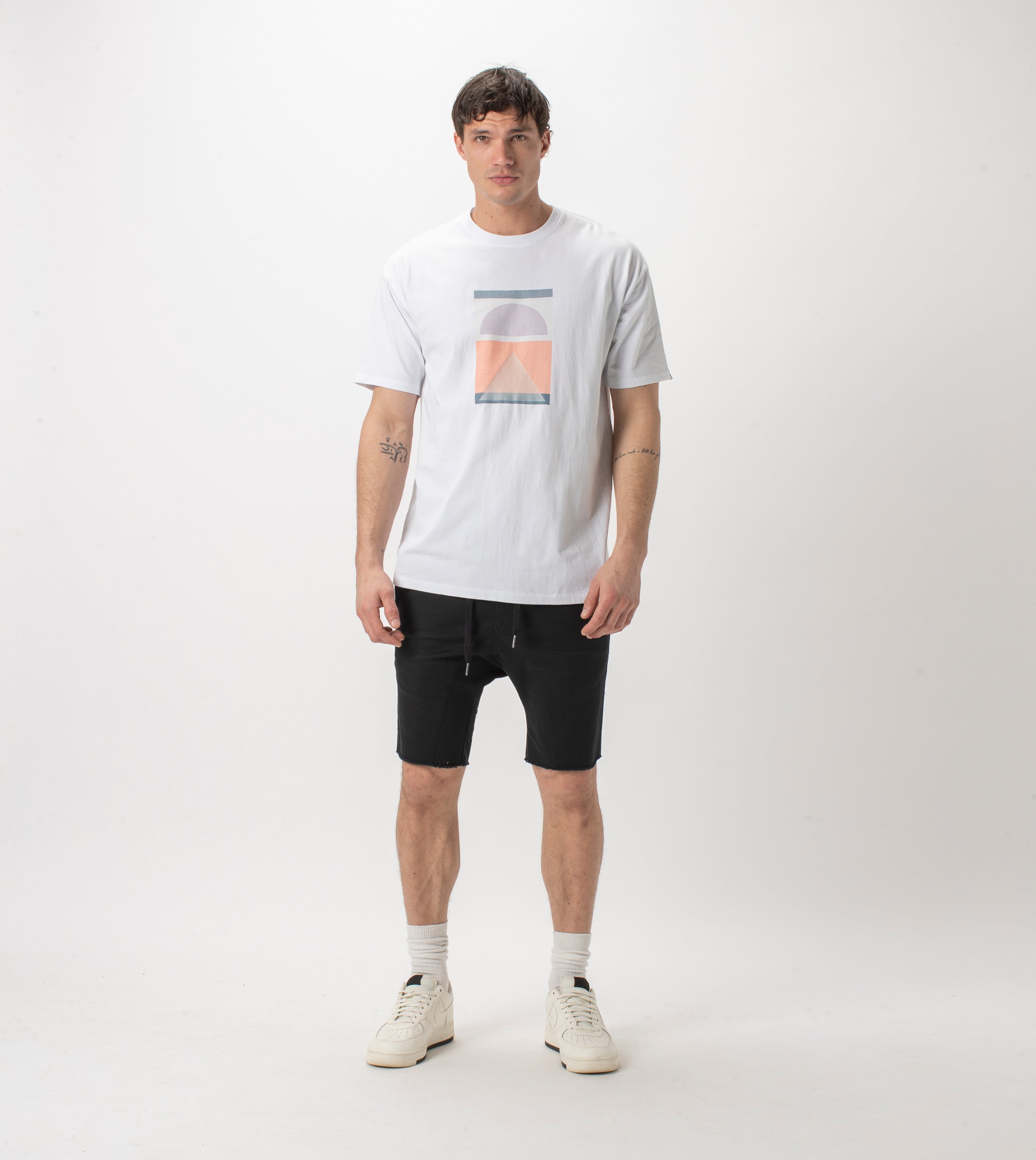 Harvest Box Tee White