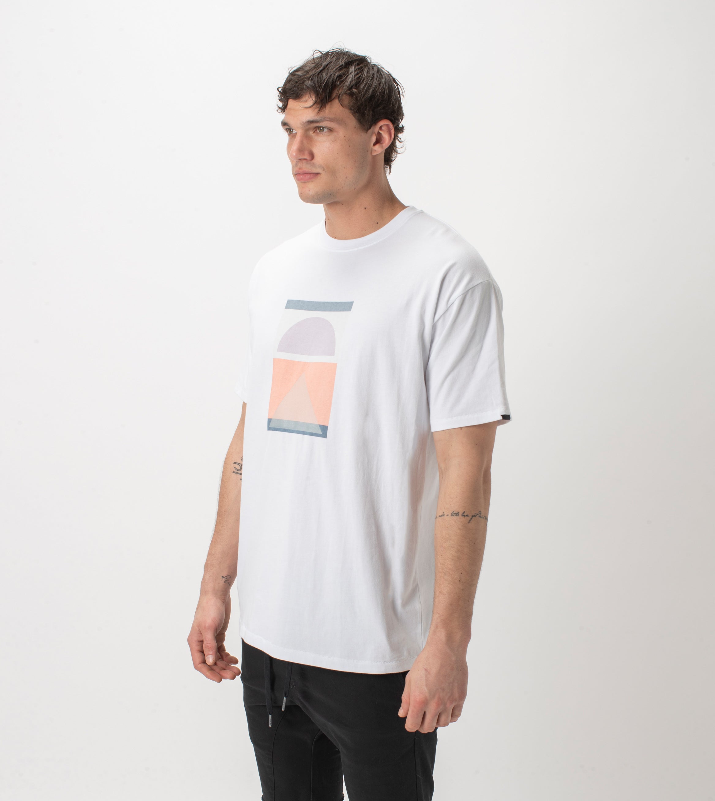 Harvest Box Tee White