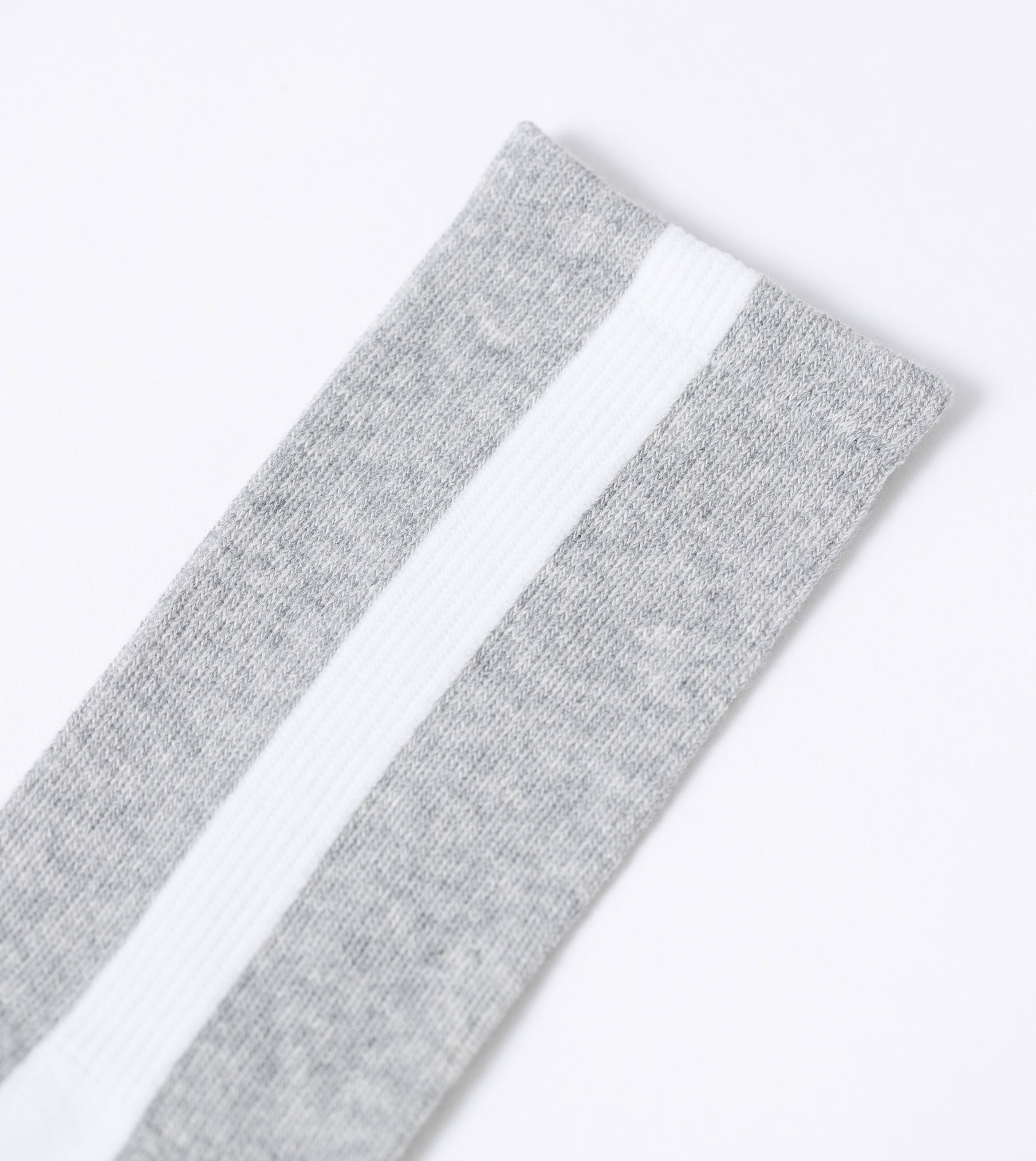 Split High Sock Silver Marle/Black (2 Pack)