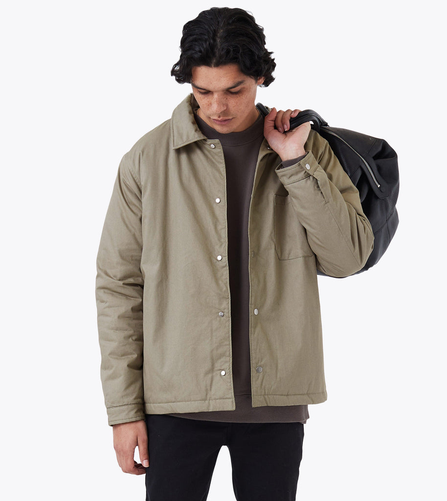 Hike Overshirt Sage – ZANEROBE Australia