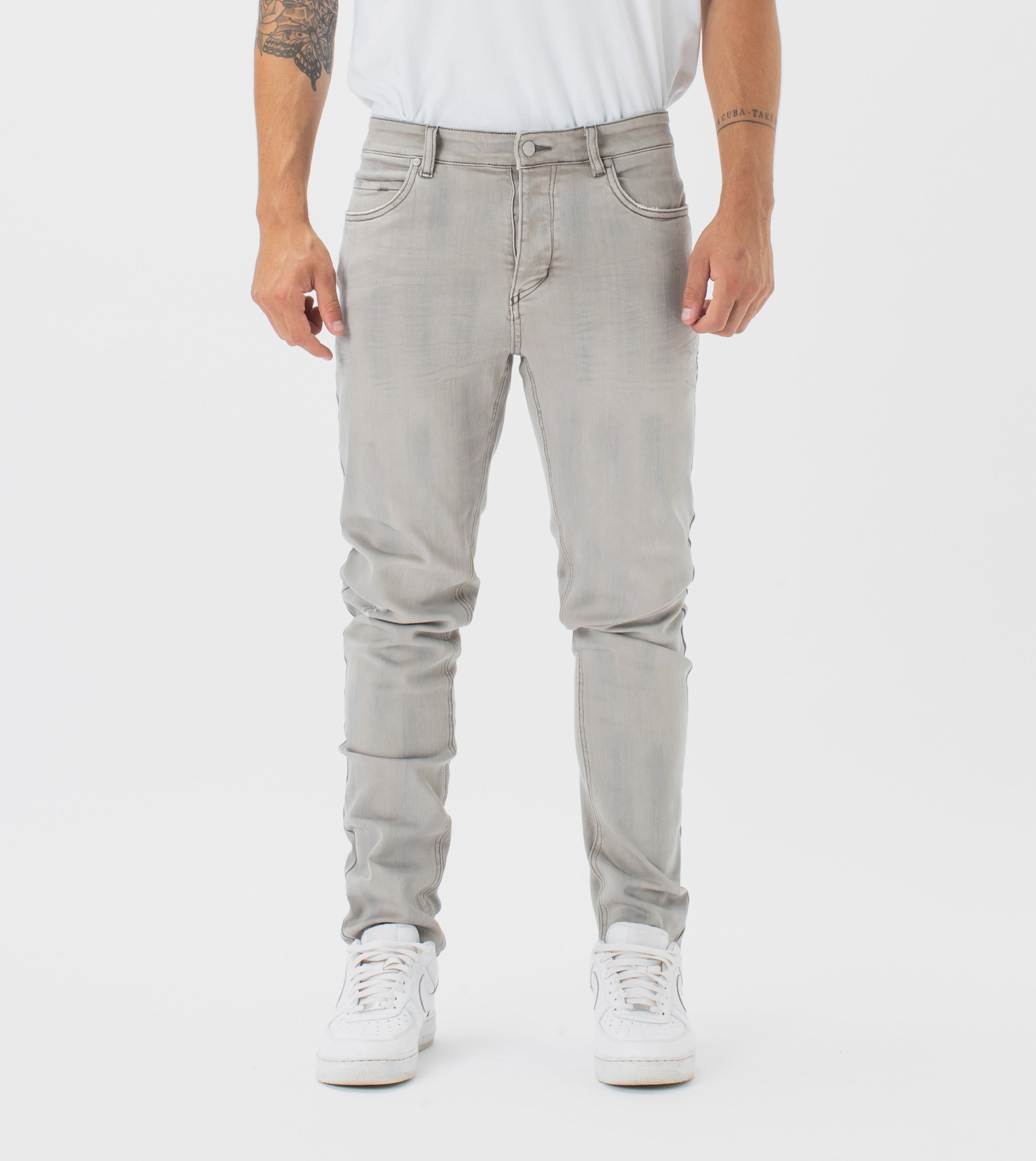 Joe Blow Denim Whitewash Grey