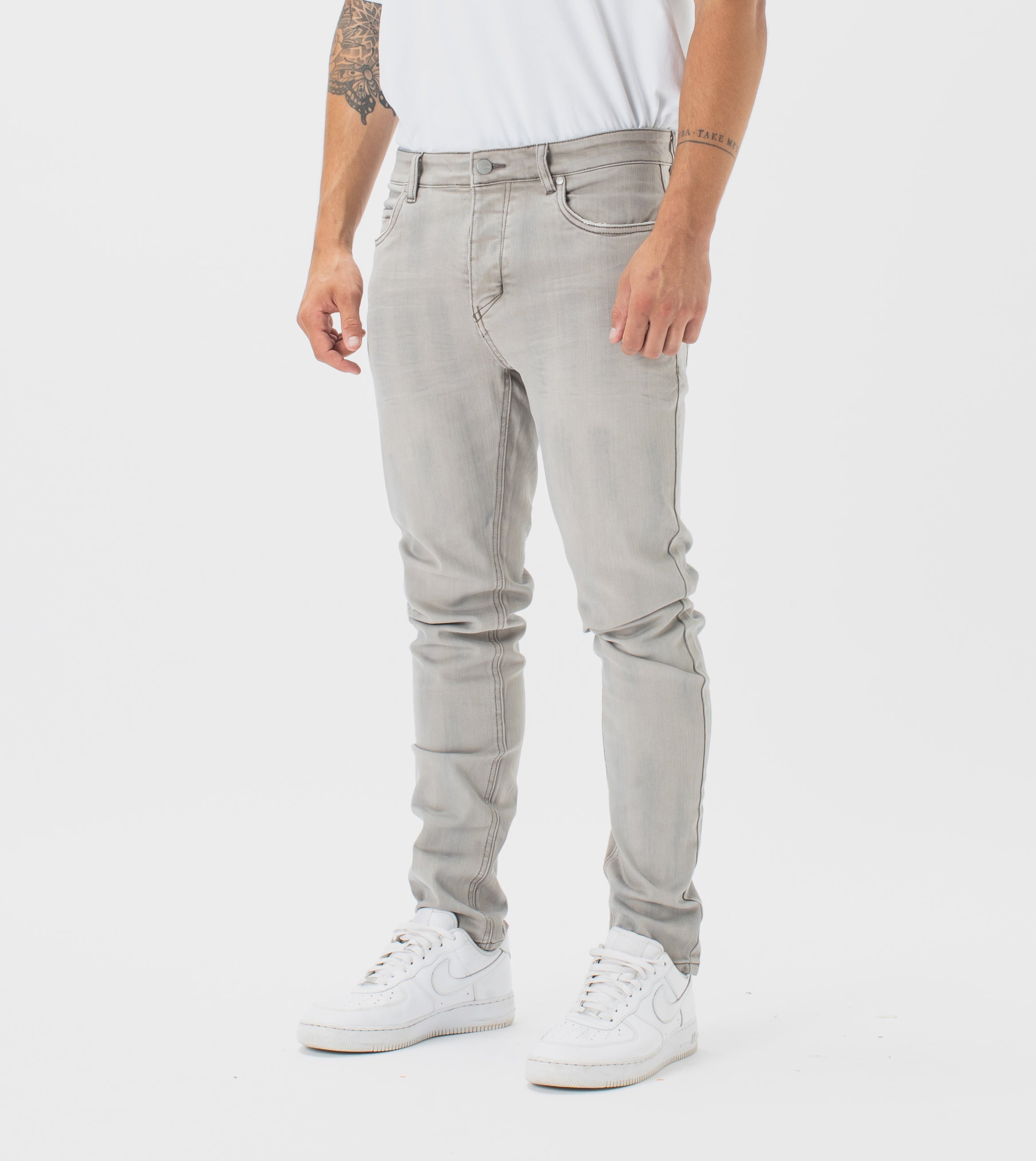 Joe Blow Denim Whitewash Grey