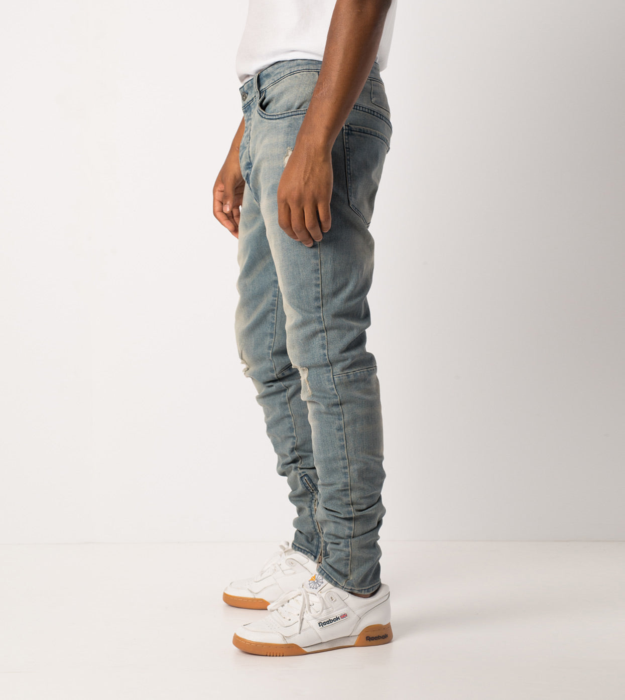 Joe Blow Zip Denim Abandoned Blue