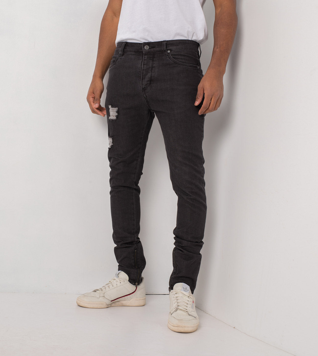 Joe Blow Zip Denim Milled Black